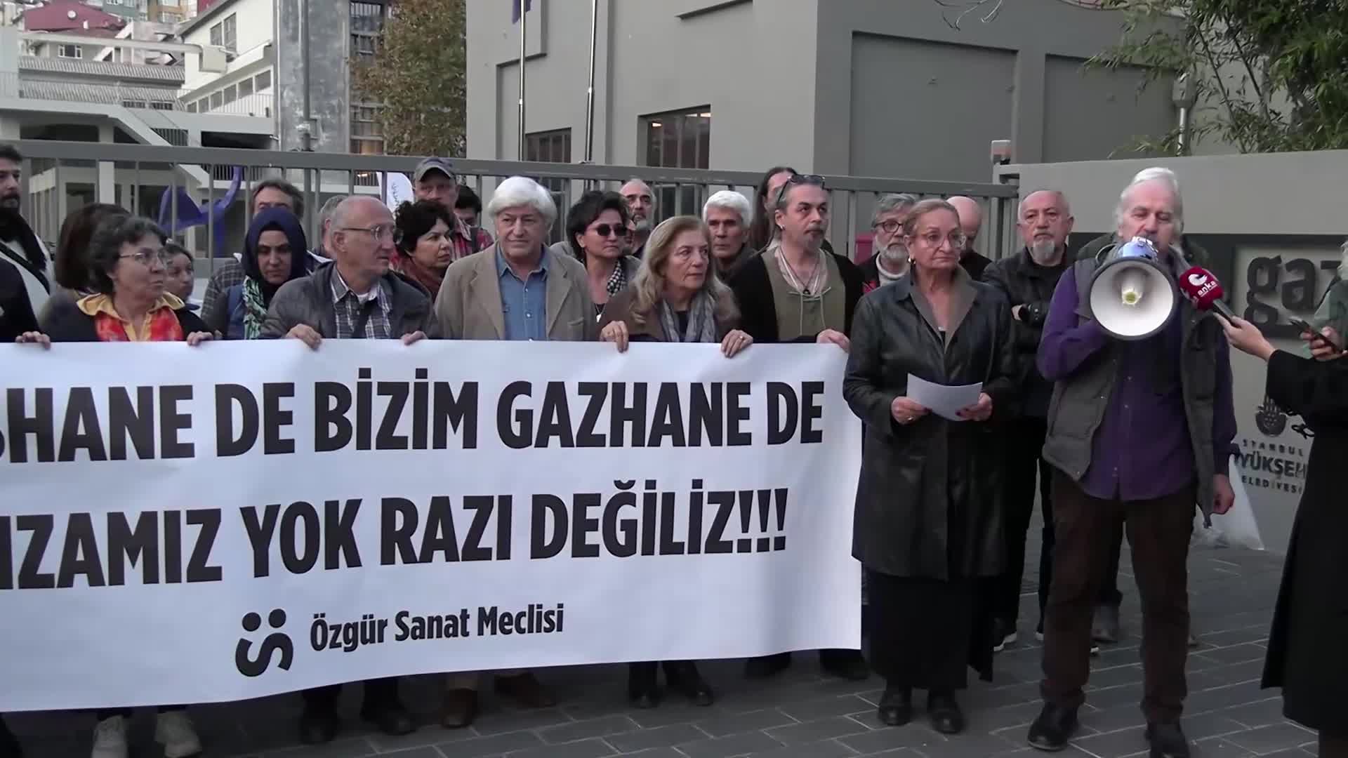 Sanatçılar Müze Gazhane'den seslendi: Rızamız yok, razı değiliz! Kültürümüzü, sanatımızı, mekanlarımızı korumaya kararlıyız; vazgeçmiyoruz