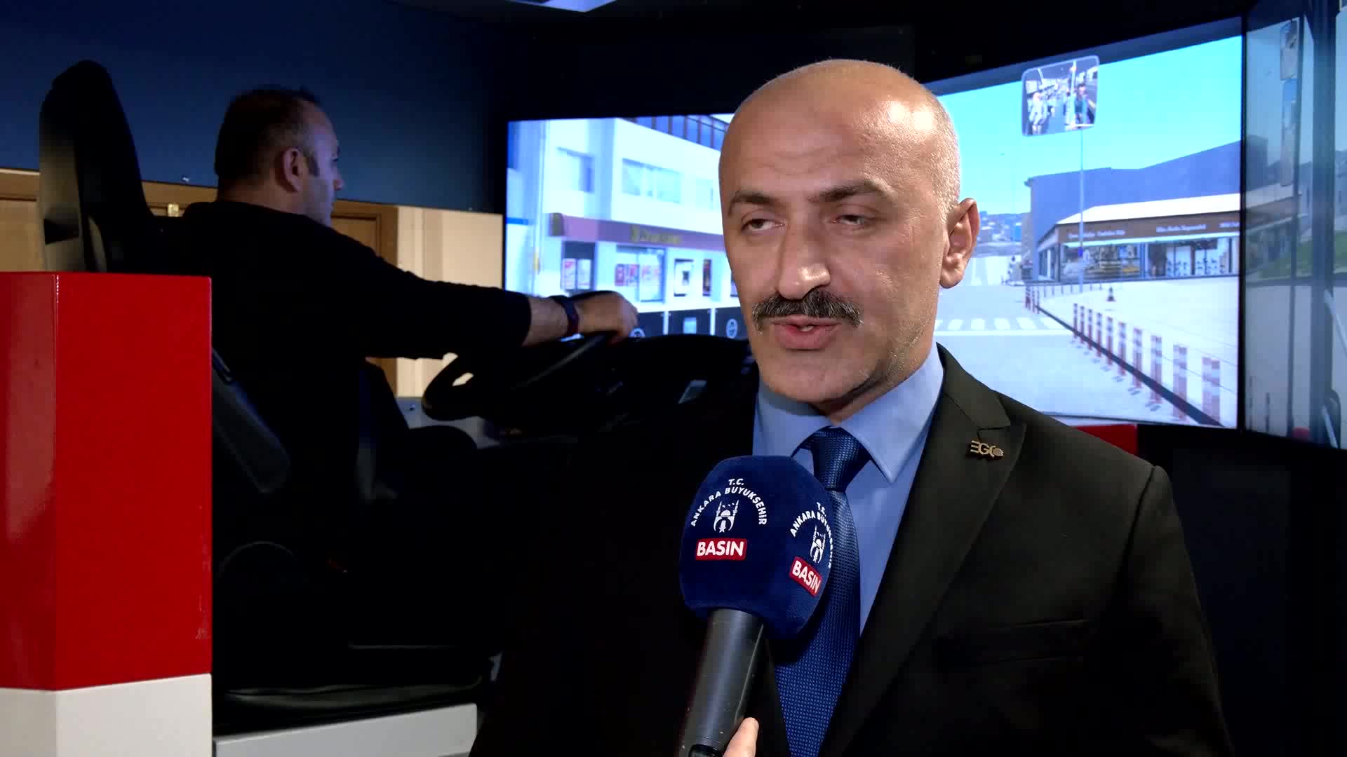 EGO Genel Müdürlüğü'nden yapay zeka destekli sürüş simülasyonu