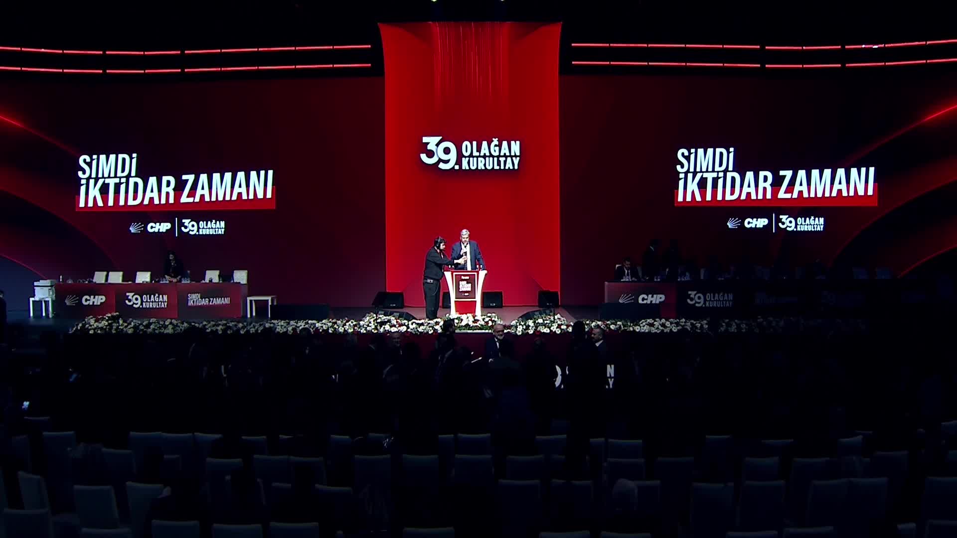 CHP'nin 39'uncu Olağan Kurultayı... CHP İlke ve Demokrasi Hareketi Sözcüsü Örsan Kunter Öymen: Parti meclisi için bir anahtar liste çıkartmak kararı aldık