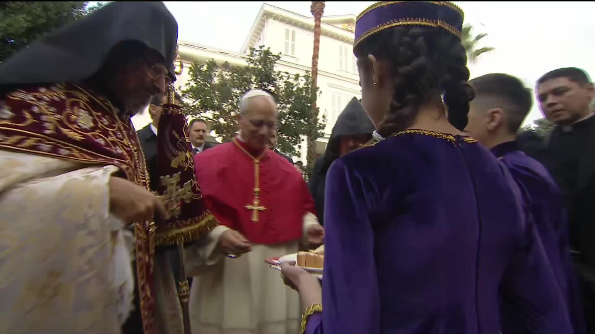 Papa 14. Leo, İstanbul’daki Ermeni Patrikhanesi’nde barış mesajı verdi