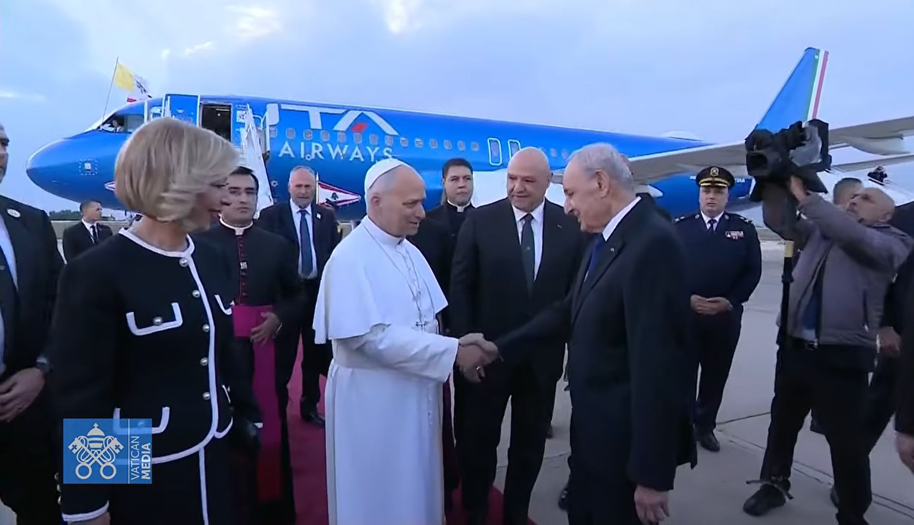 Papa 14. Leo, Türkiye ziyaretinin ardından üç günlük programı için Beyrut’ta