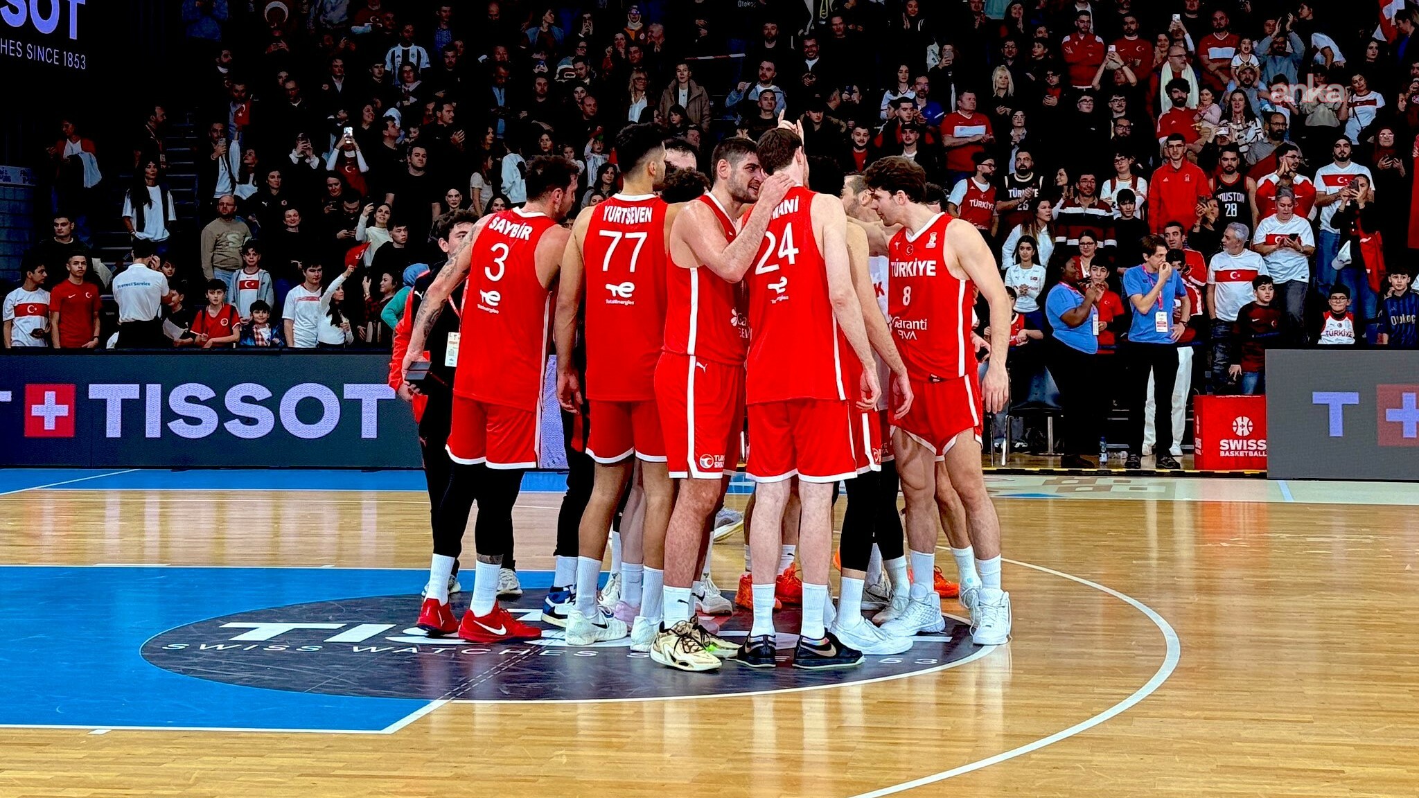 A Milli Erkek Basketbol Takımı, İsviçre'yi  85-60 mağlup etti