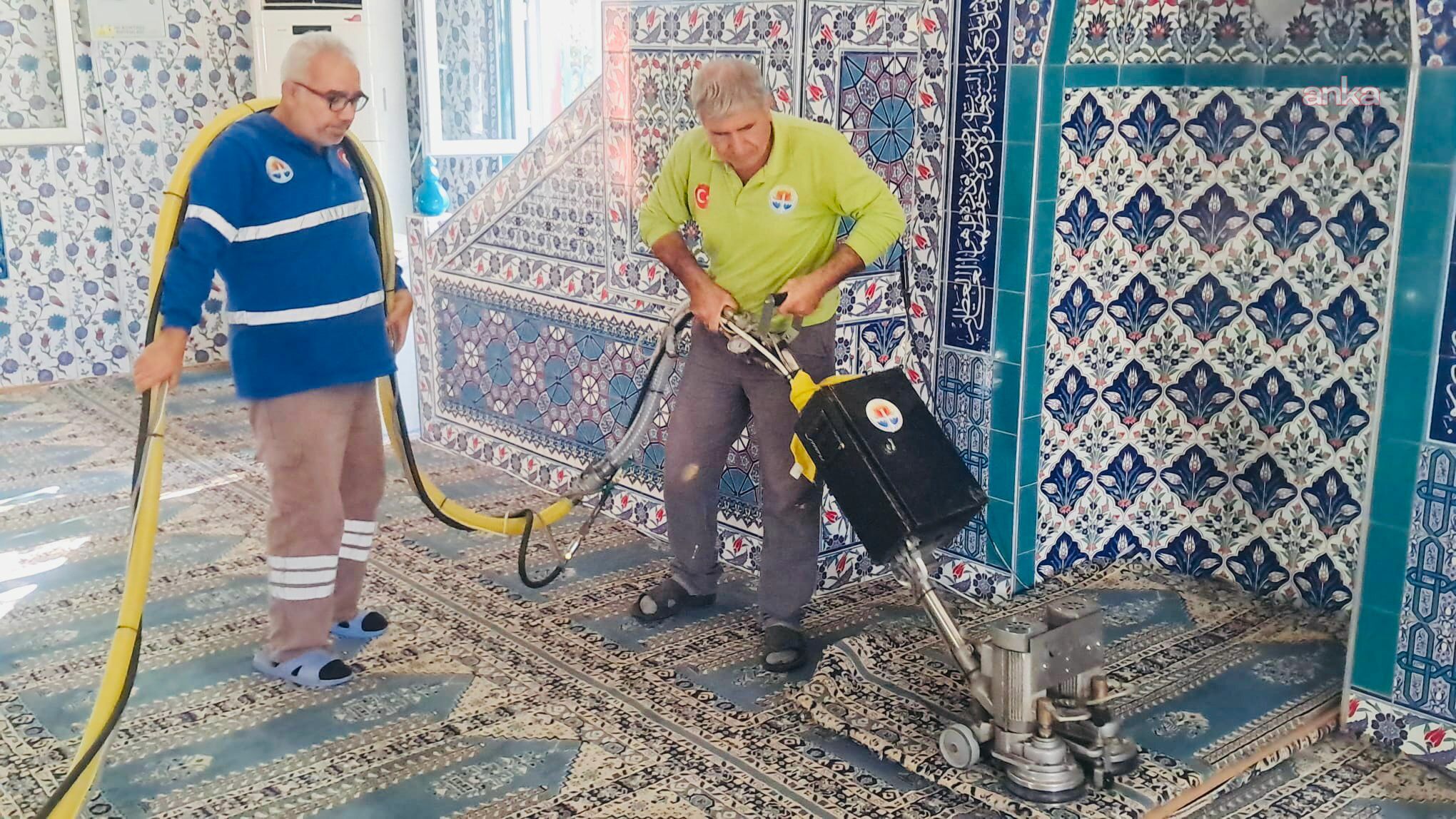 Yumurtalık Belediyesi’nden camilerde detaylı temizlik ve bakım çalışması