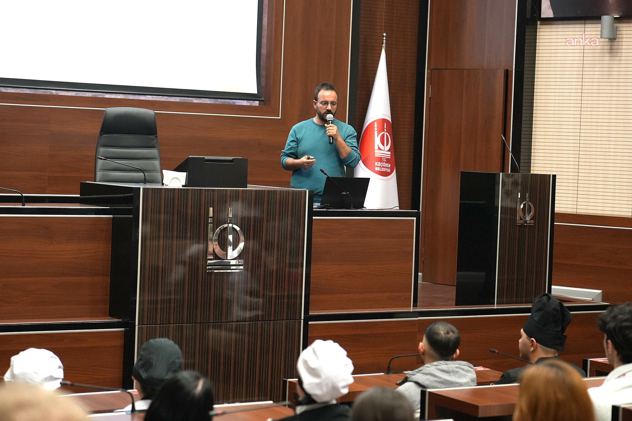 Keçiören’de stajyer öğrenciler sağlık eğitimi aldı