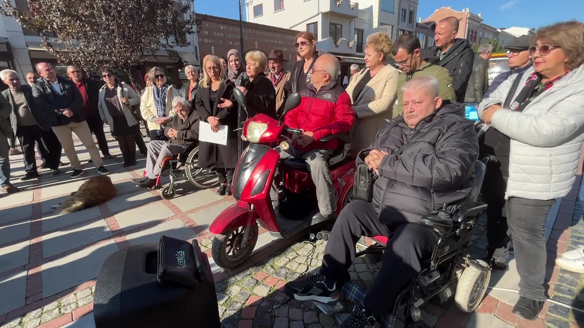 Edirne'de engelliler haklarını istedi