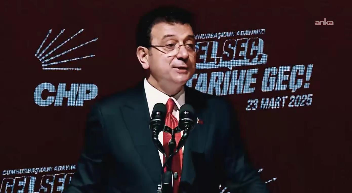 İmamoğlu: "CHP halktır, halkı durduramazsın ve engelleyemezsin"
