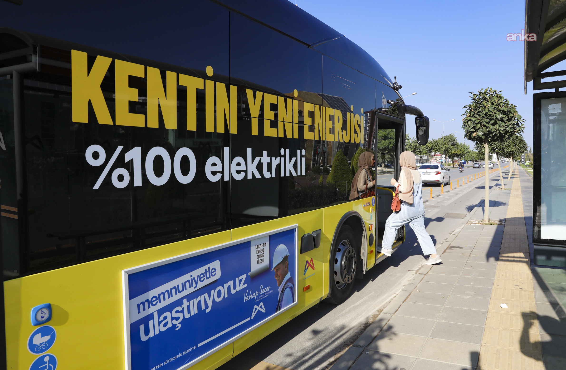 Mersin Büyükşehir Belediyesi'nden 18 elektrikli otobüs ile kent ulaşımına çevreci dokunuş