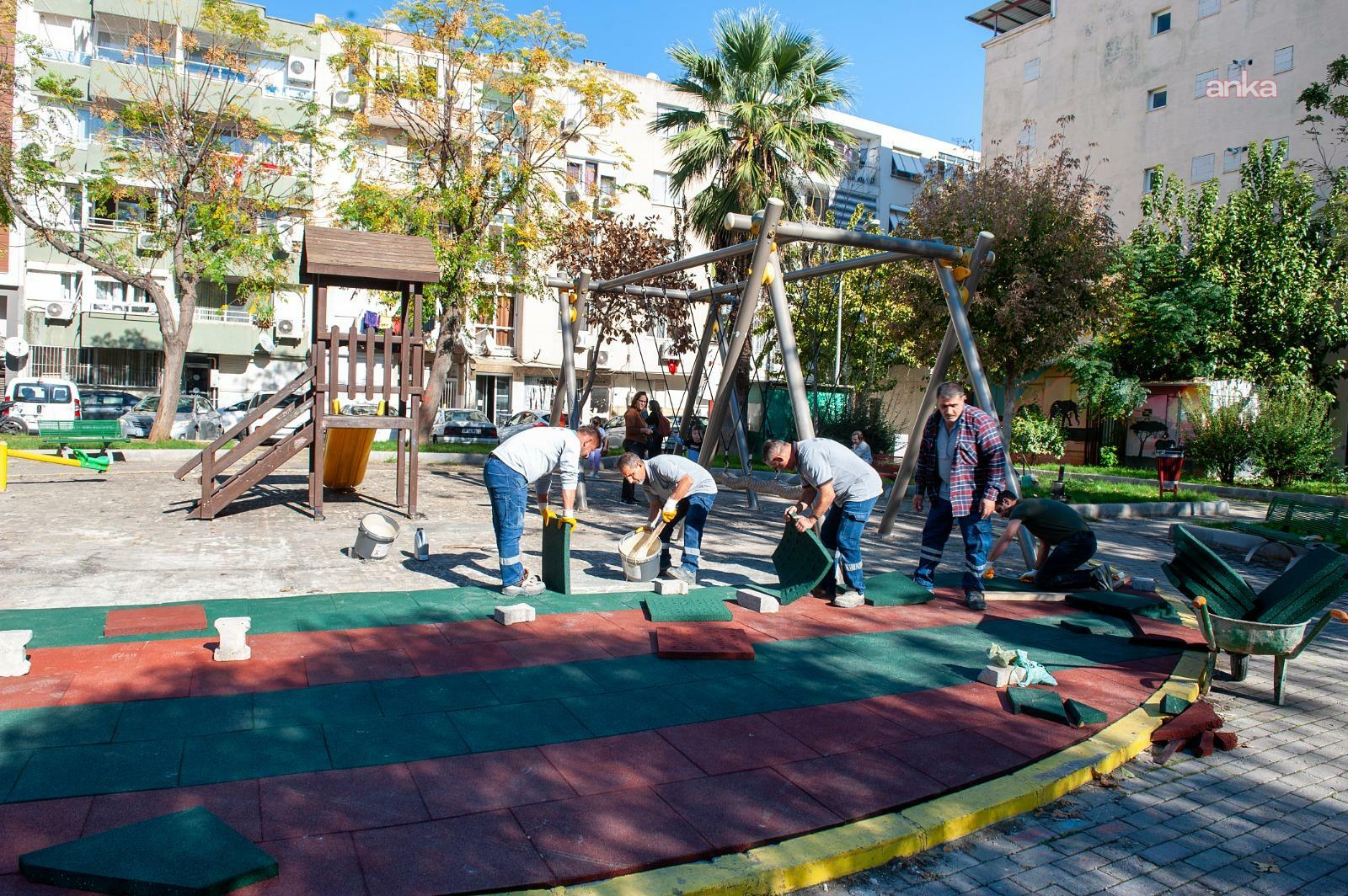 Karşıyaka’nın parkları yenileniyor