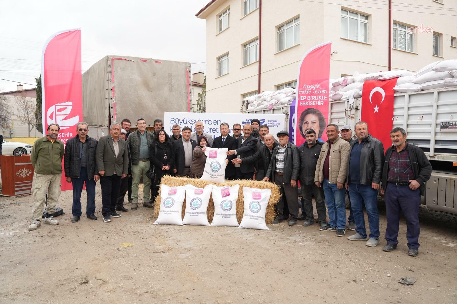 Eskişehir Büyükşehir Belediyesi'nden Günyüzü'ndeki üreticilere destek