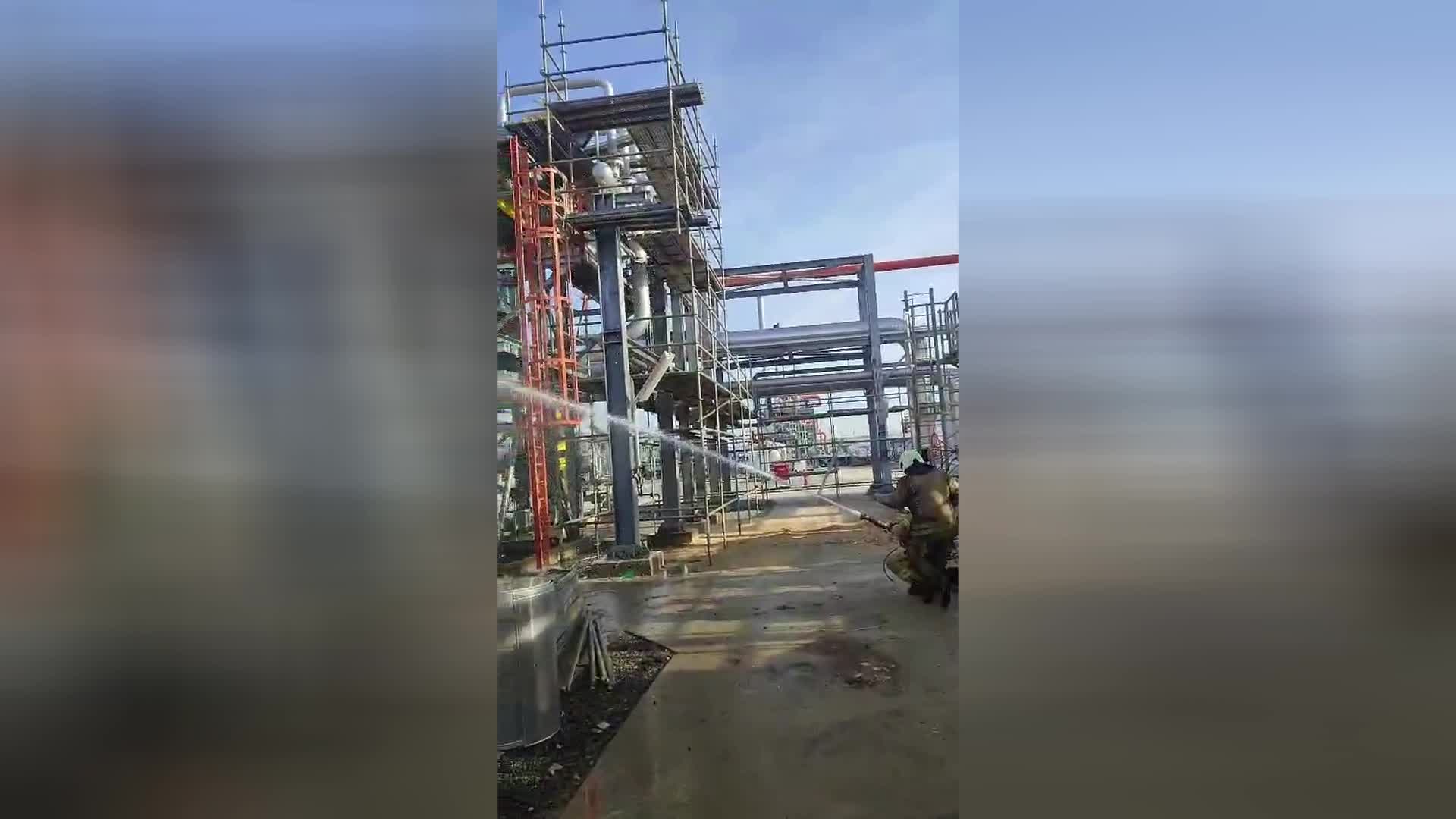 Silivri'deki BOTAŞ Tesisleri'nde yangın çıktı