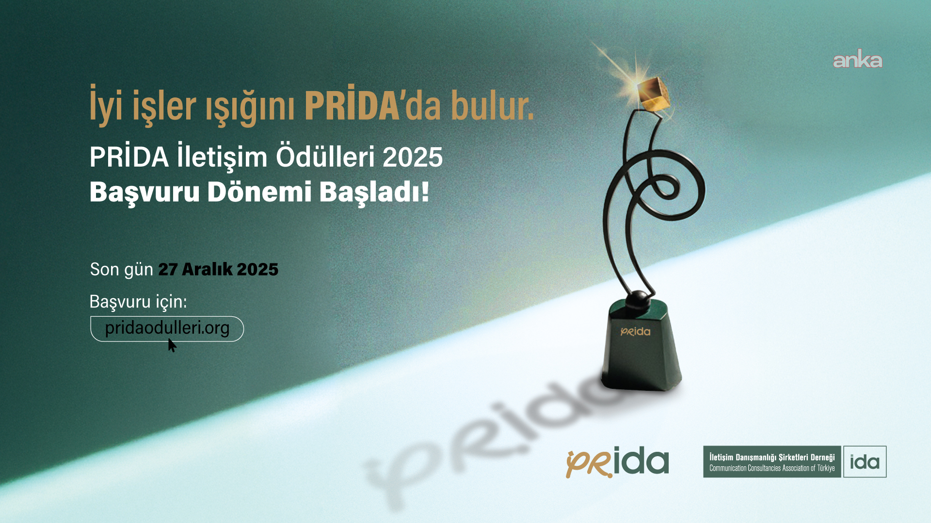 PRİDA İletişim Ödülleri’ne başvurular başladı