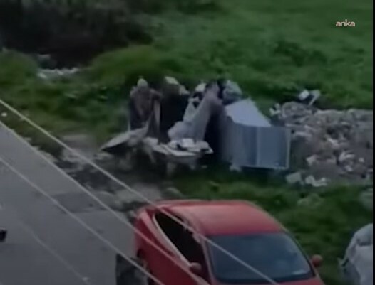Lüleburgaz Belediyesi'nden boş araziye atık döken kişilere ceza
