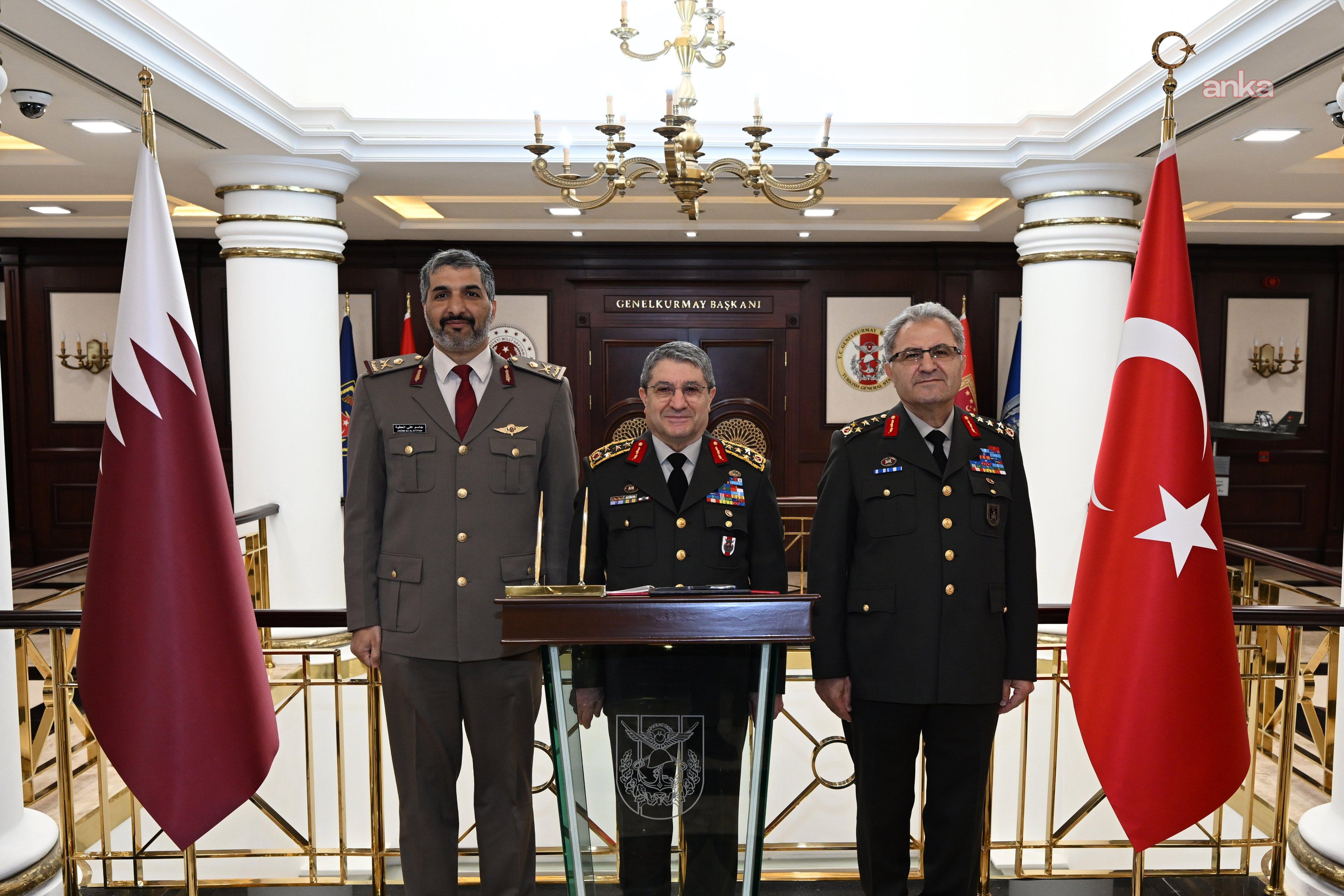 Genelkurmay Başkanı Orgeneral Bayraktaroğlu, Katar Kara Kuvvetleri Komutanı’nı Al-Attiyah’ı kabul etti