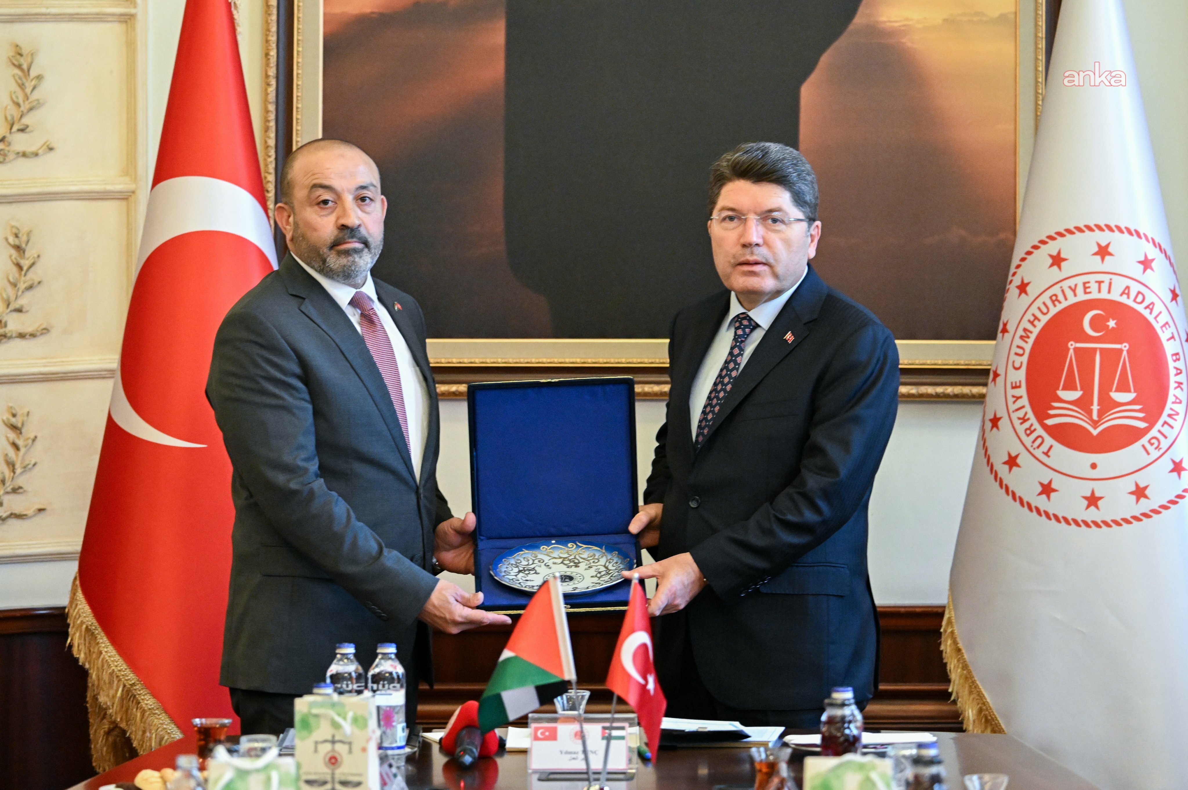 Adalet Bakanı Tunç, Filistin Devleti Başsavcısı ile görüştü