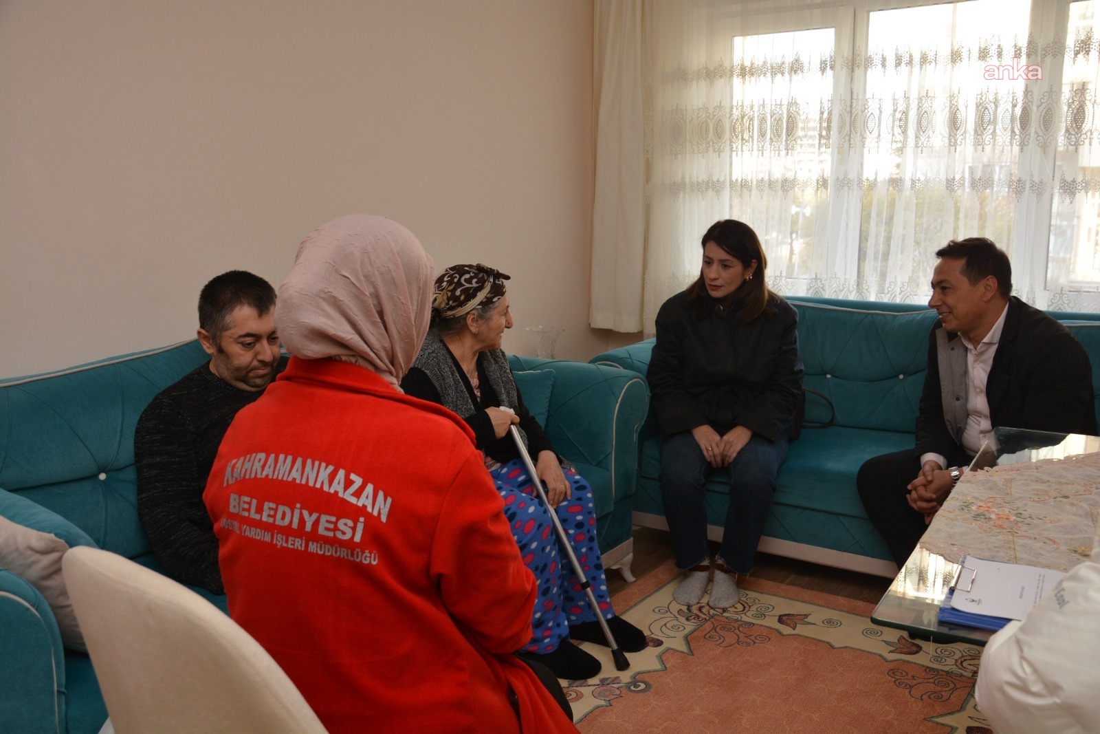 Kahramankazan Belediyesi'nden engelli bireyler ve ailelerine ziyaret