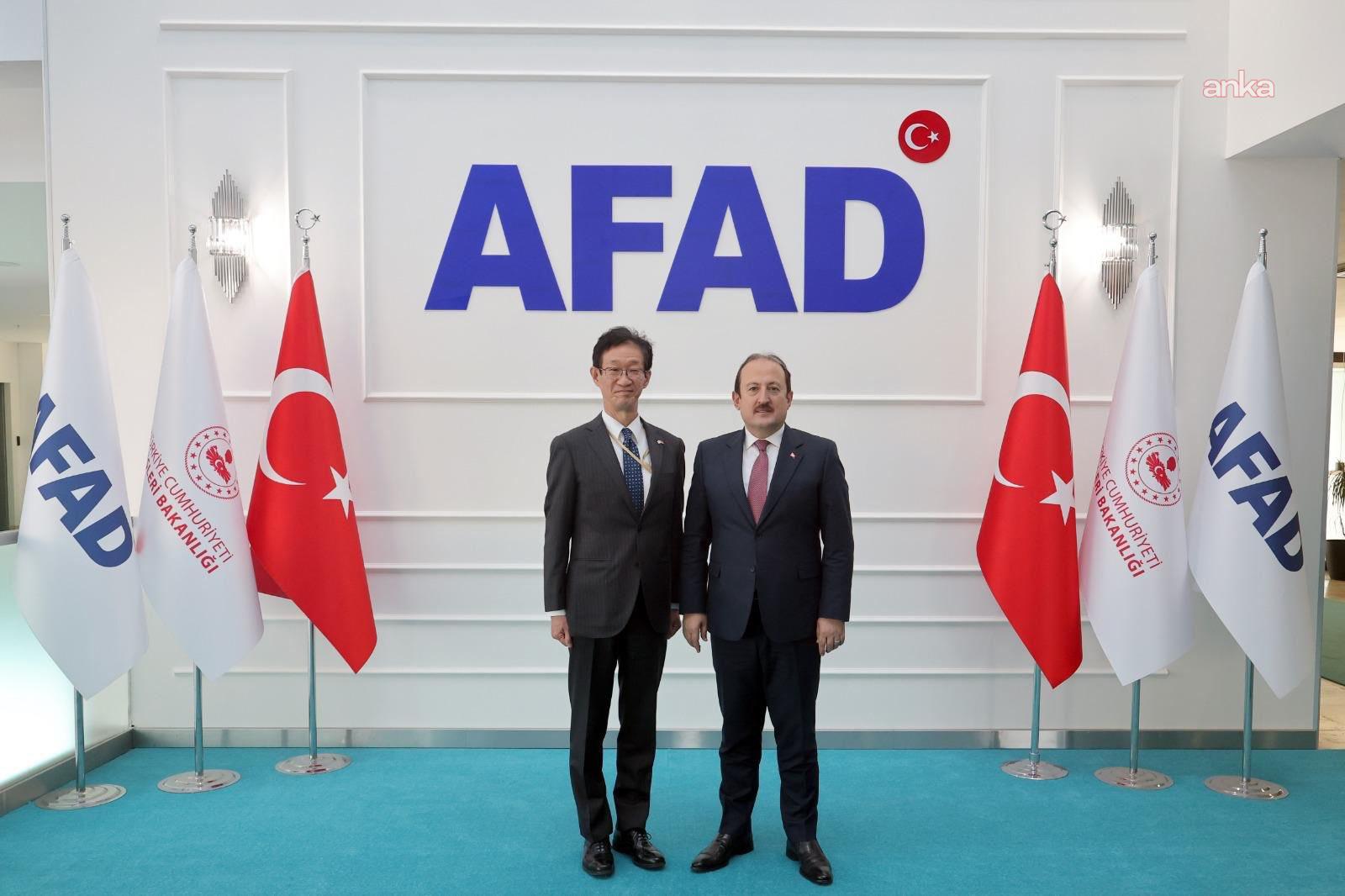 AFAD Başkanı Pehlivan, Japonya’nın Ankara Büyükelçisi Masami ile görüştü