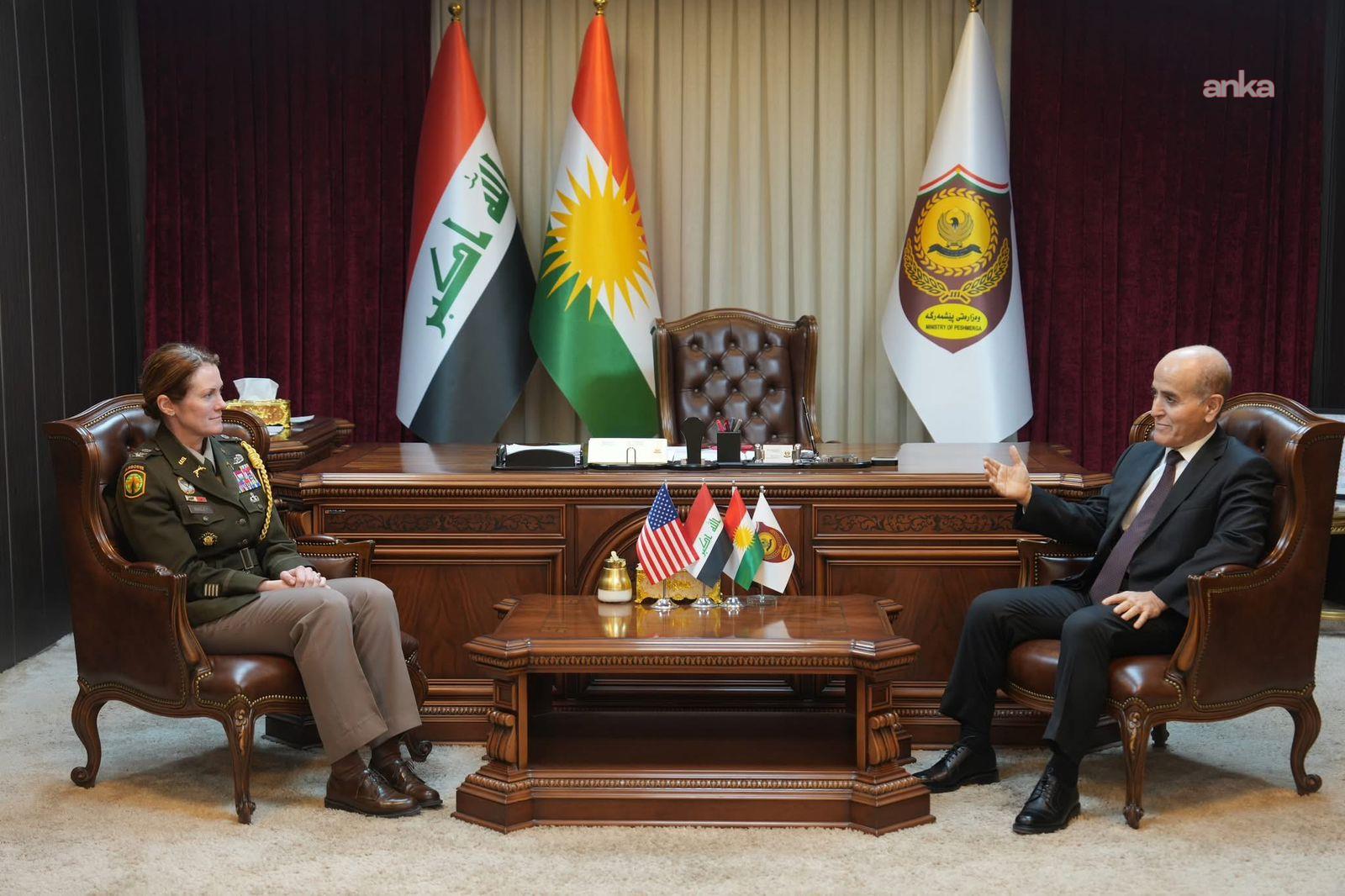 ABD Savunma Bakanlığı yetkilisi Bagley, Erbil'de IKBY yetkilileriyle görüştü