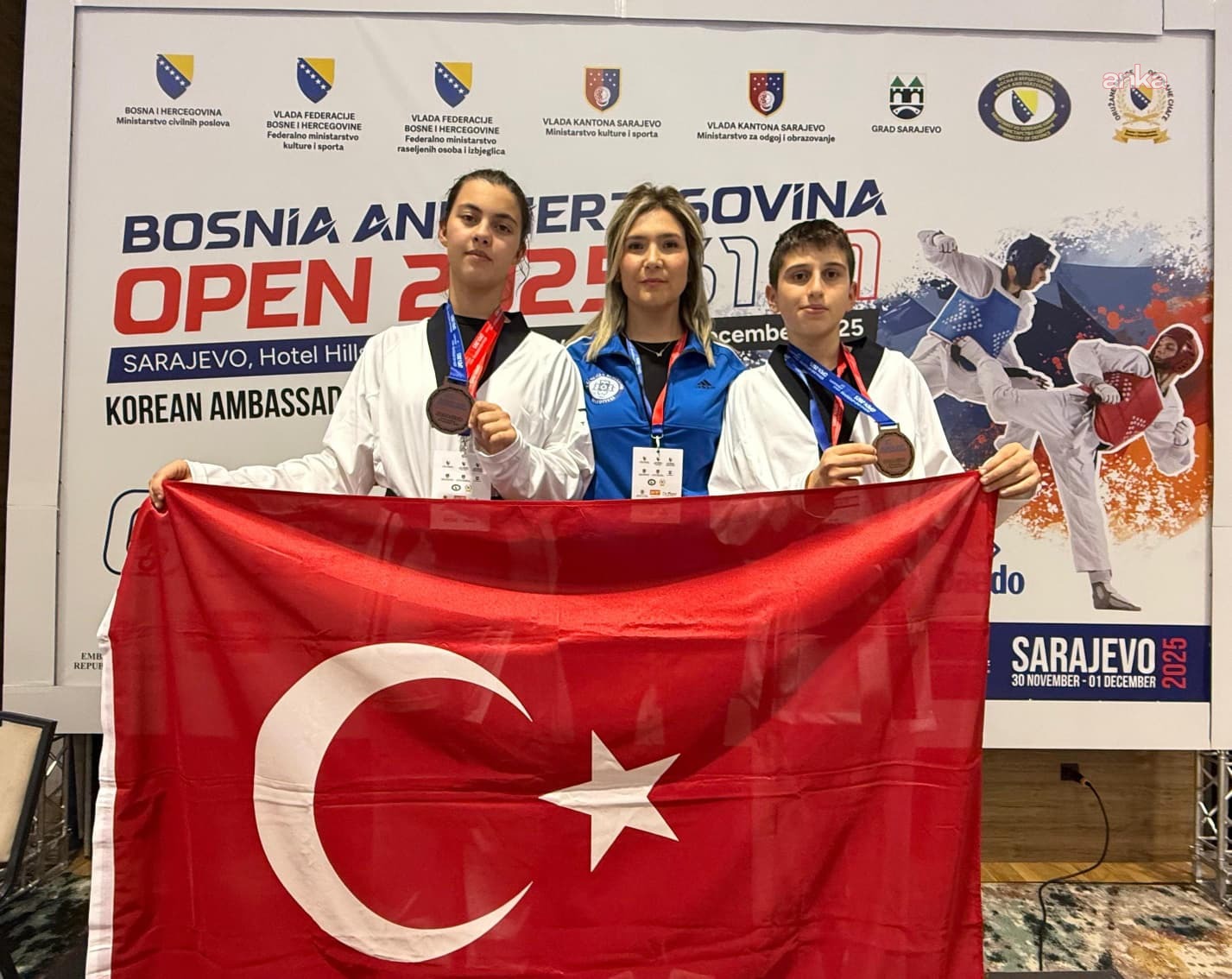 Muğla Büyükşehir Belediyesi Taekwondo Takımı'ndan Saraybosna’da büyük başarı