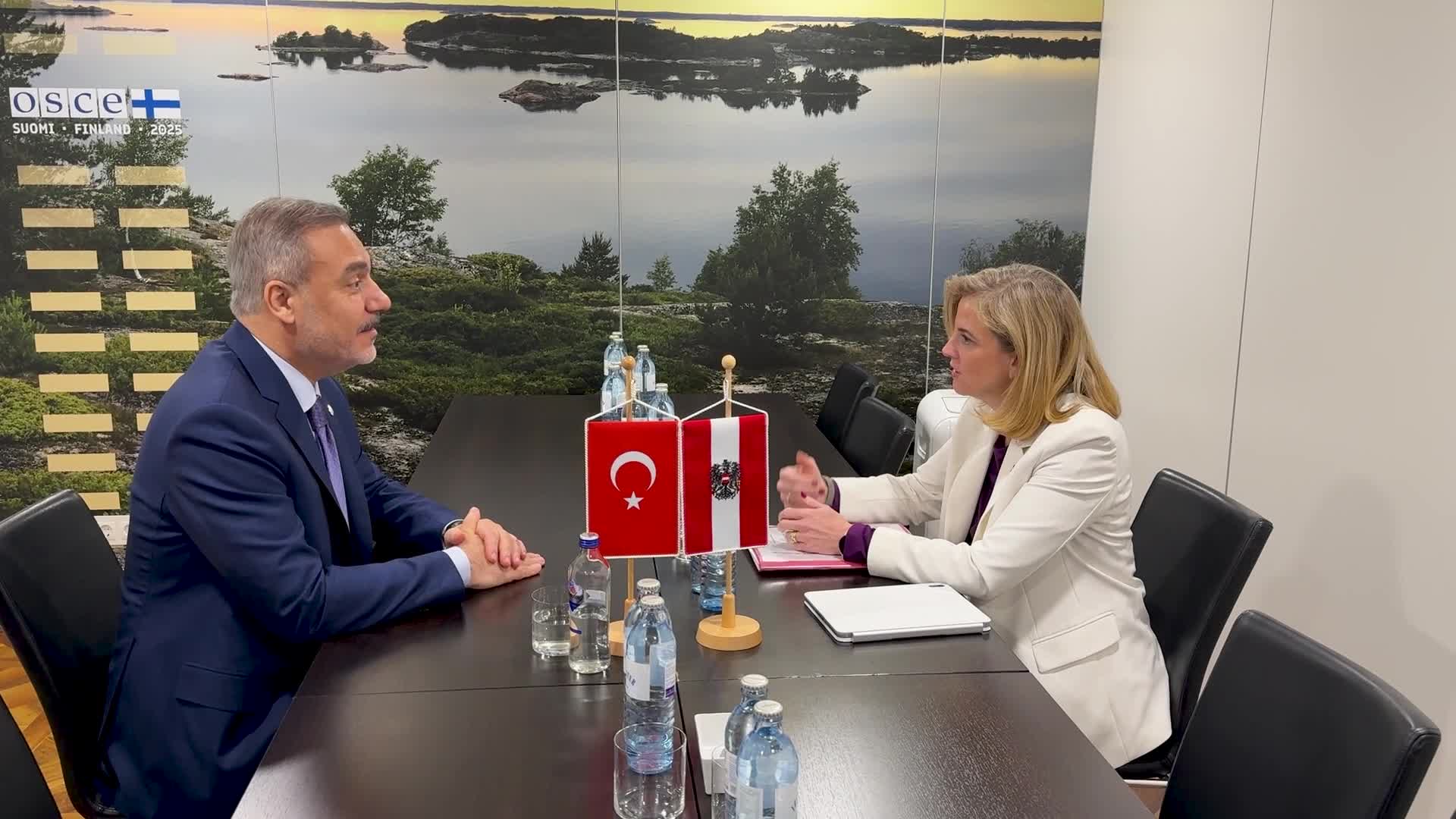 Dışişleri Bakanı Fidan, Avusturya Dışişleri Bakanı Meinl-Reisinger ile bir araya geldi