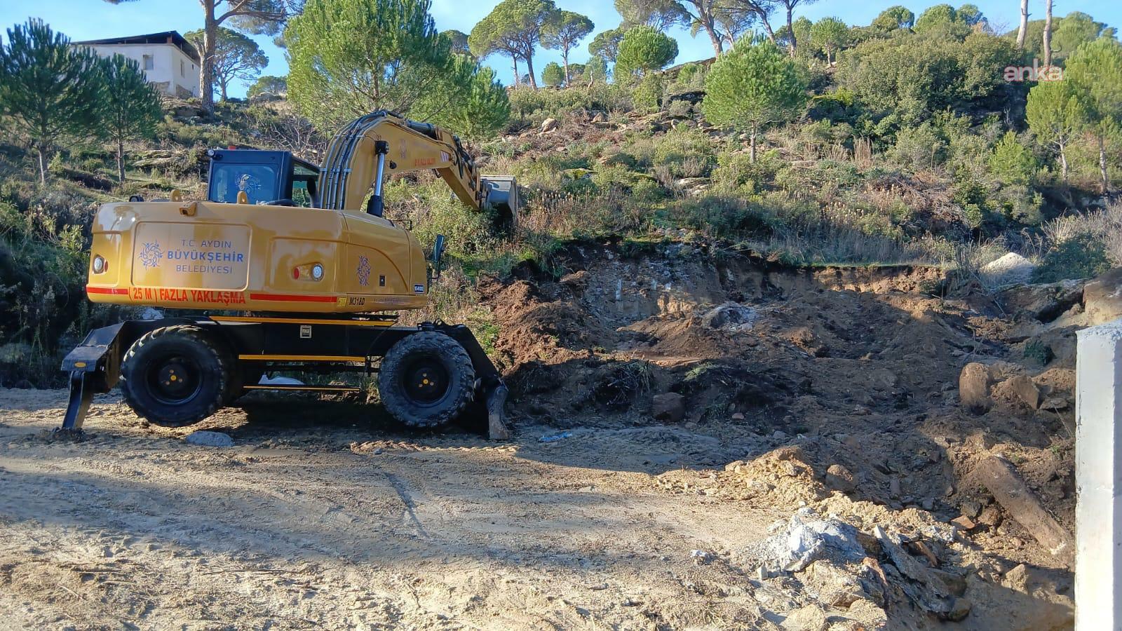 Aydın Büyükşehir Belediyesi, yol yapım ve yenileme çalışmalarını sürdürüyor