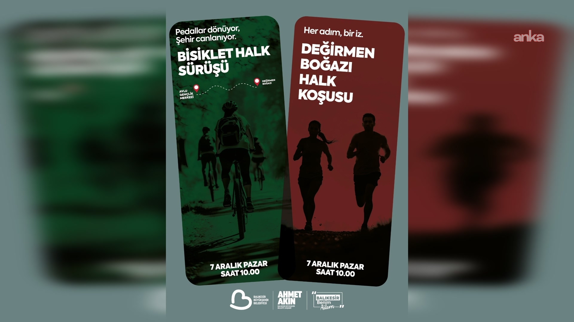 Balıkesir’de pedallar sağlık için dönüyor