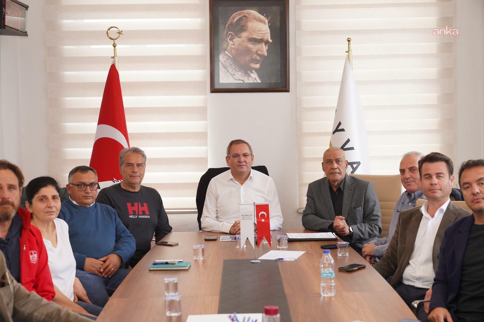 Ayvalık Belediye Başkanı Ergin, su sporları kulüpleri ve temsilcileriyle bir araya geldi