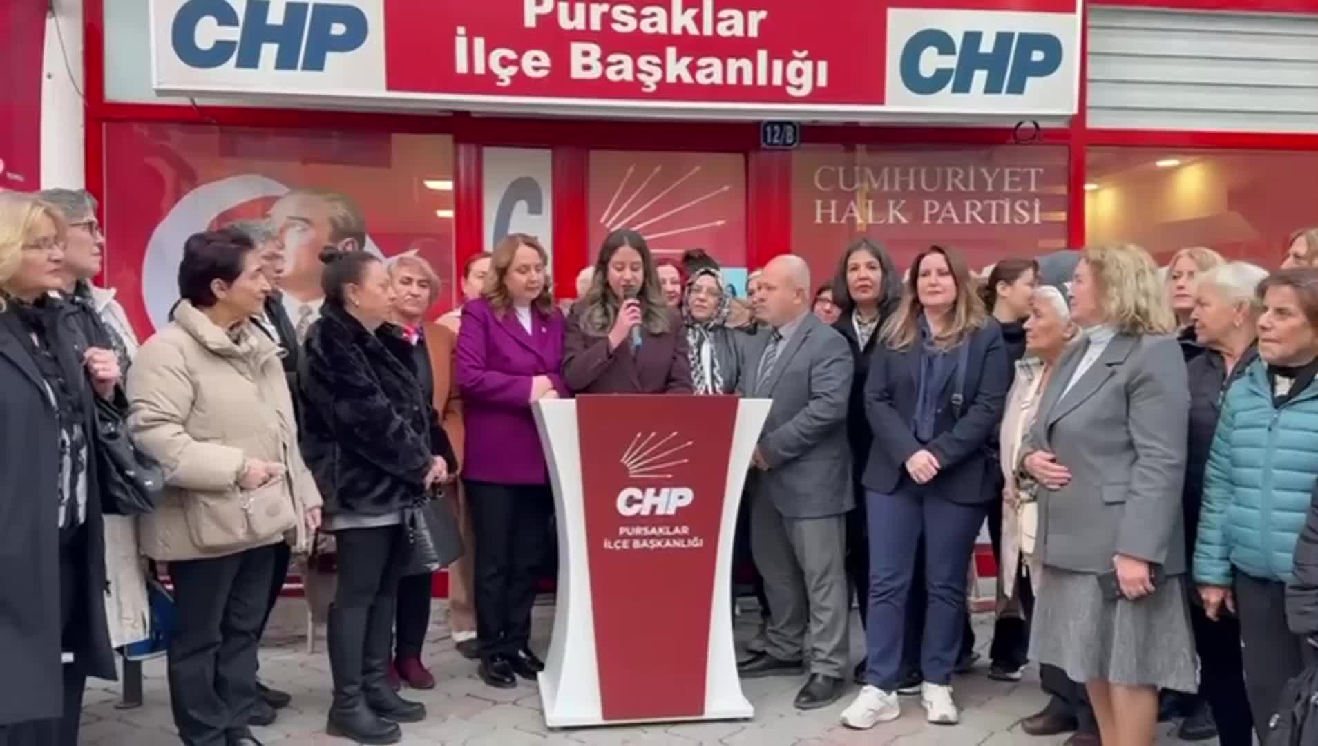 CHP Ankara Kadın Kolları İl Başkanı Ayça Çağlar: "Biz kadınlar, eşitlik mücadelemizi büyütmek için omuz omuza yürümeye devam edelim"
