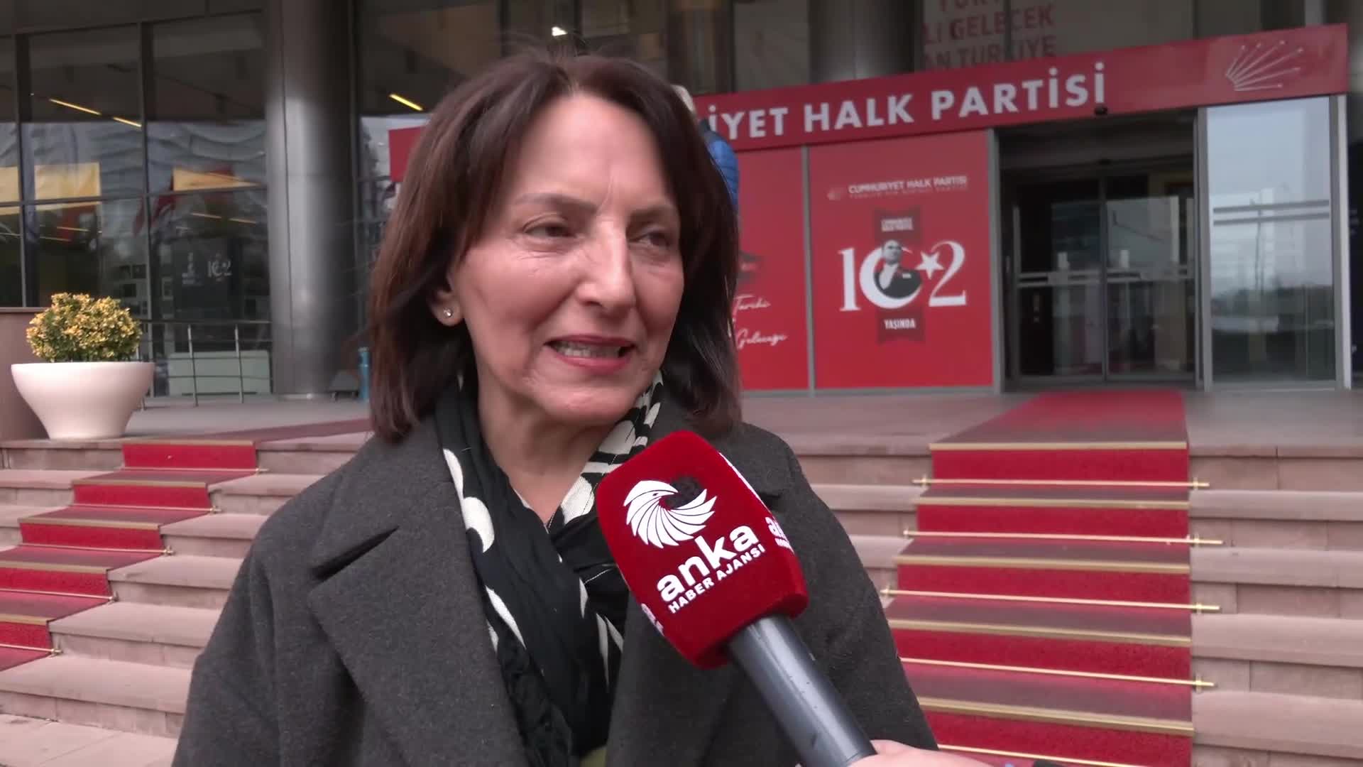 CHP Parti Meclisi toplantısı... Aliye Timisi Ersever: İktidara yürüyüş MYK'sının çıkacağını düşünüyorum