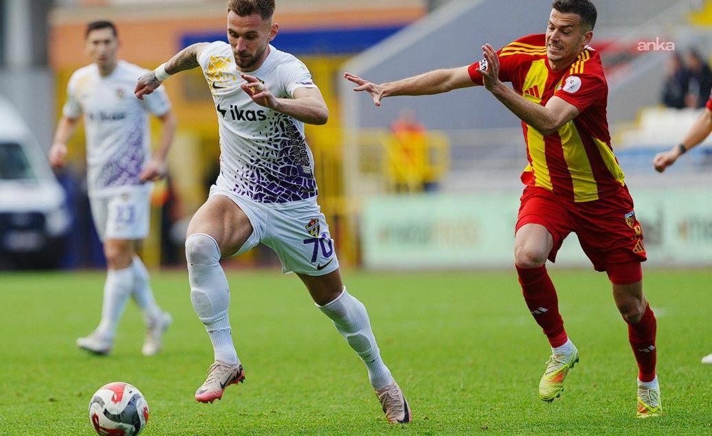 Eyüpspor, sahasında Kayserispor'la 1-1 berabere kaldı