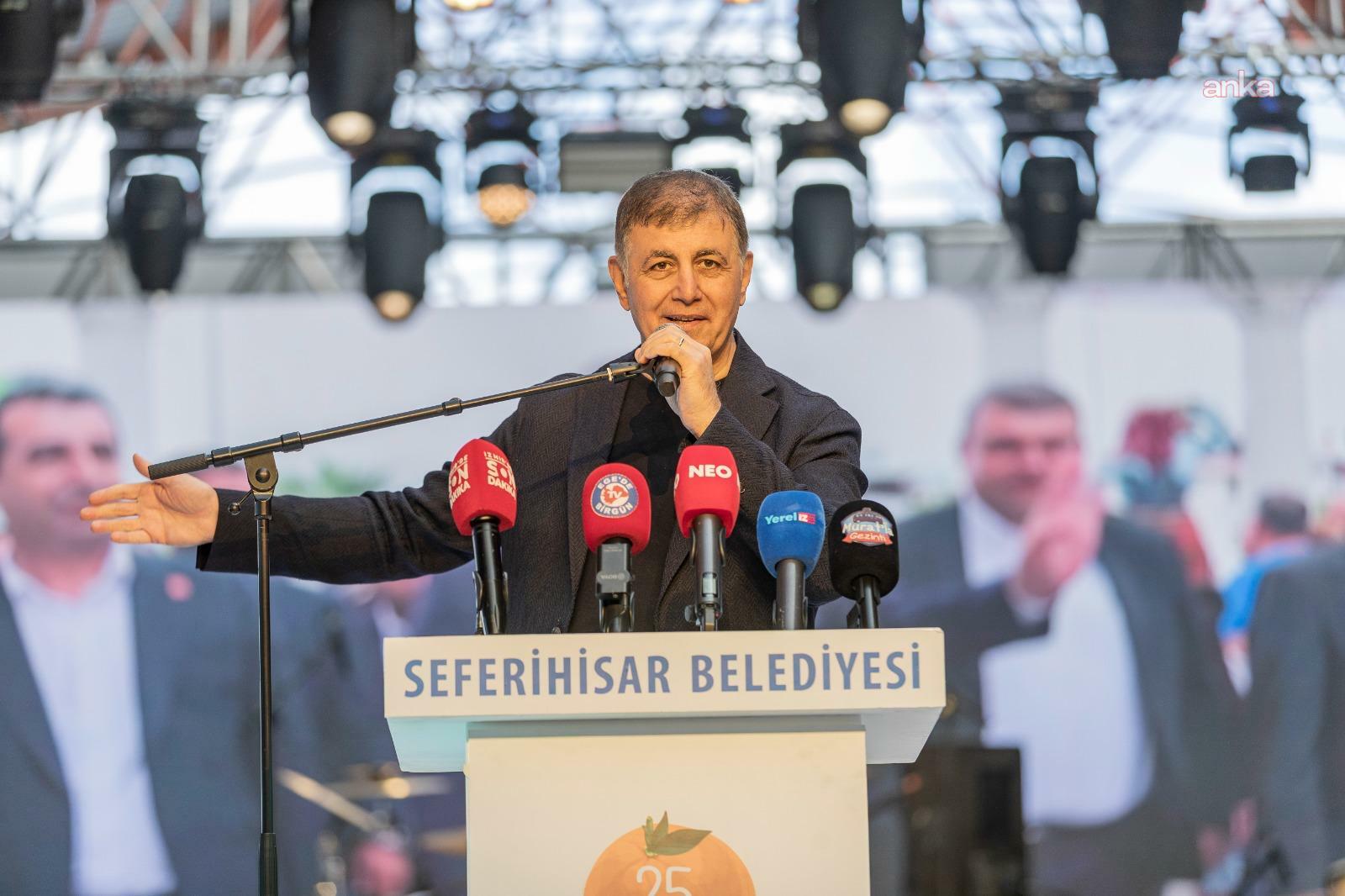 İzmir Büyükşehir Belediye Başkanı Tugay, 25. Seferihisar Mandalina Şenliği’ne katıldı