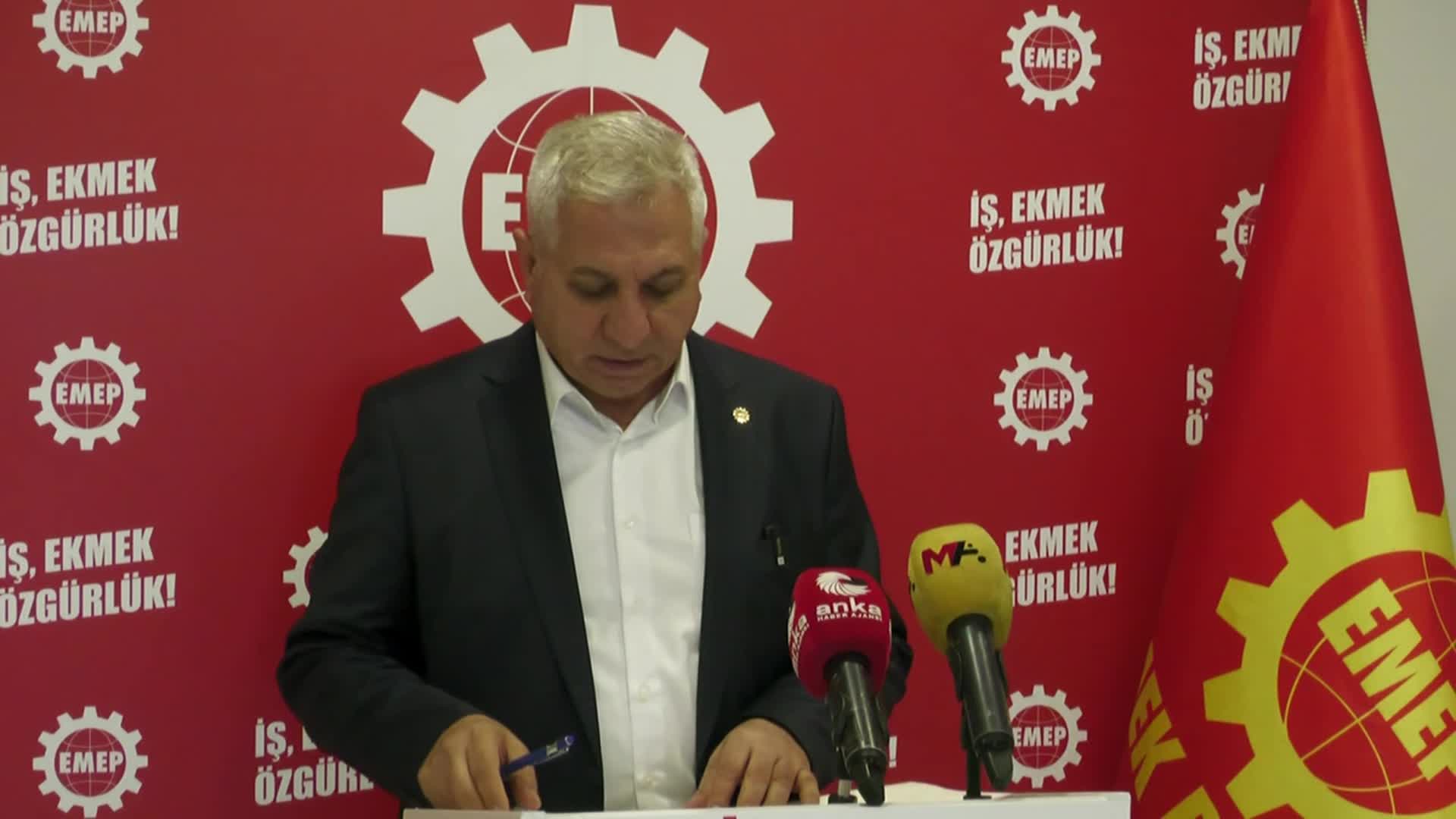 Emek Partisi Genel Başkanı Seyit Aslan: Başta Beştepe Sarayı olmak üzere tüm keyfi uçak, otomobil, kiralık bina ve diğer araçlar gerçek bir tasarruf için satılmalı ya da halk için kullanılmalıdır