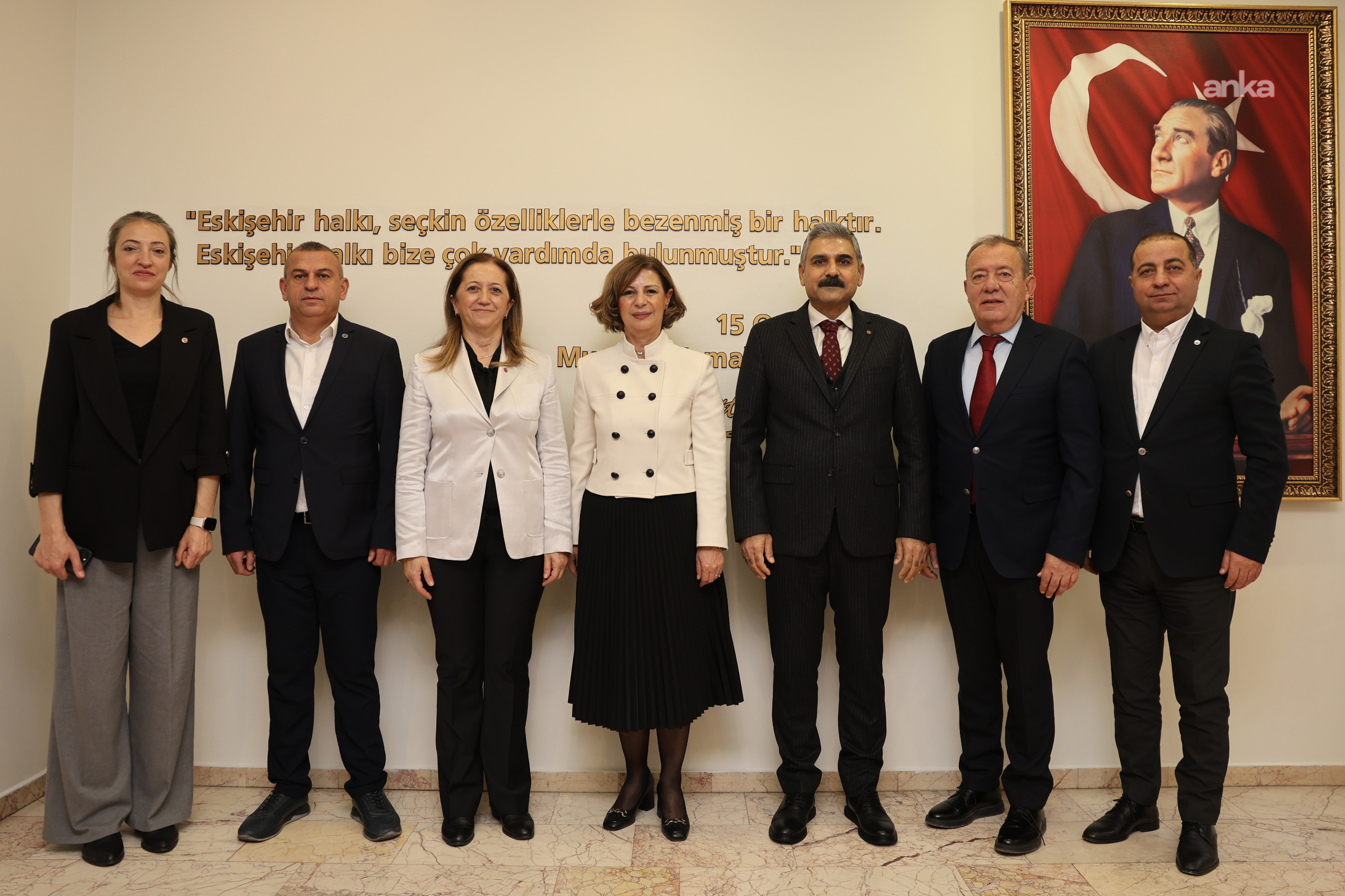 DİSK heyetinden Eskişehir Büyükşehir Belediye Başkan Ünlüce'ye ziyaret