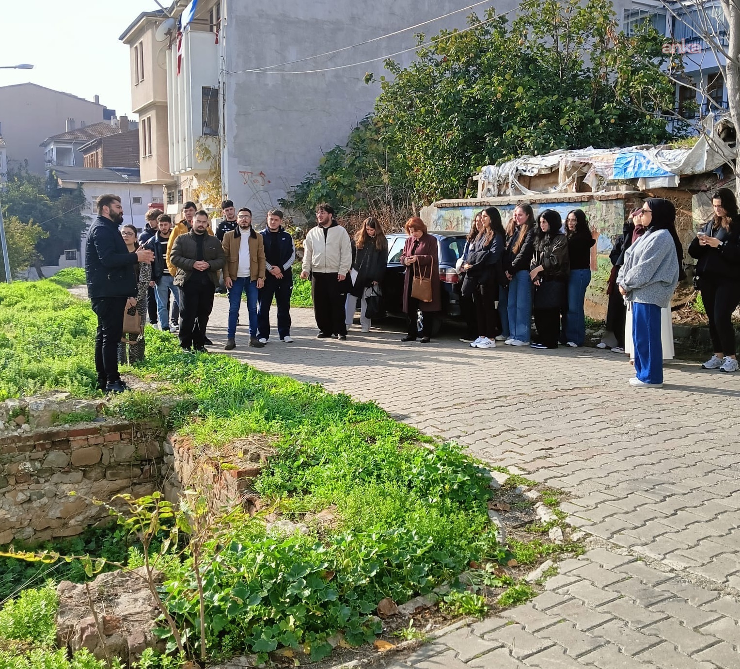 Üniversite öğrencileri, Tekirdağ'ın kültürel mirasını yerinde inceledi
