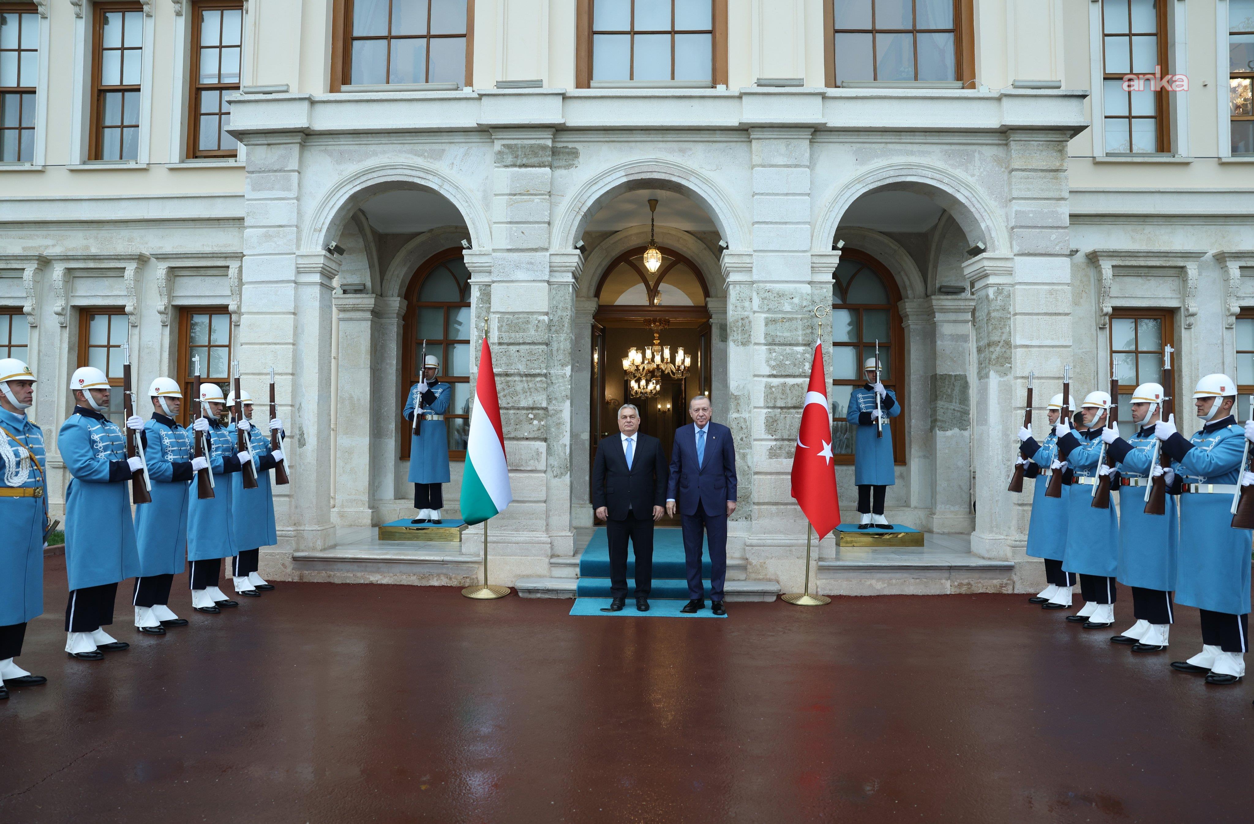 Cumhurbaşkanı Erdoğan, Macaristan Başbakanı Orban’ı Dolmabahçe Ofisi'nde kabul etti