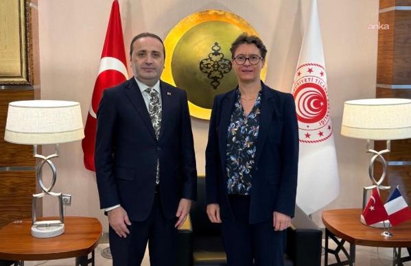 Ticaret Bakan Yardımcısı Tuzcu, Birleşik Krallık ve Fransa'nın Ankara büyükelçileri ile bir araya geldi