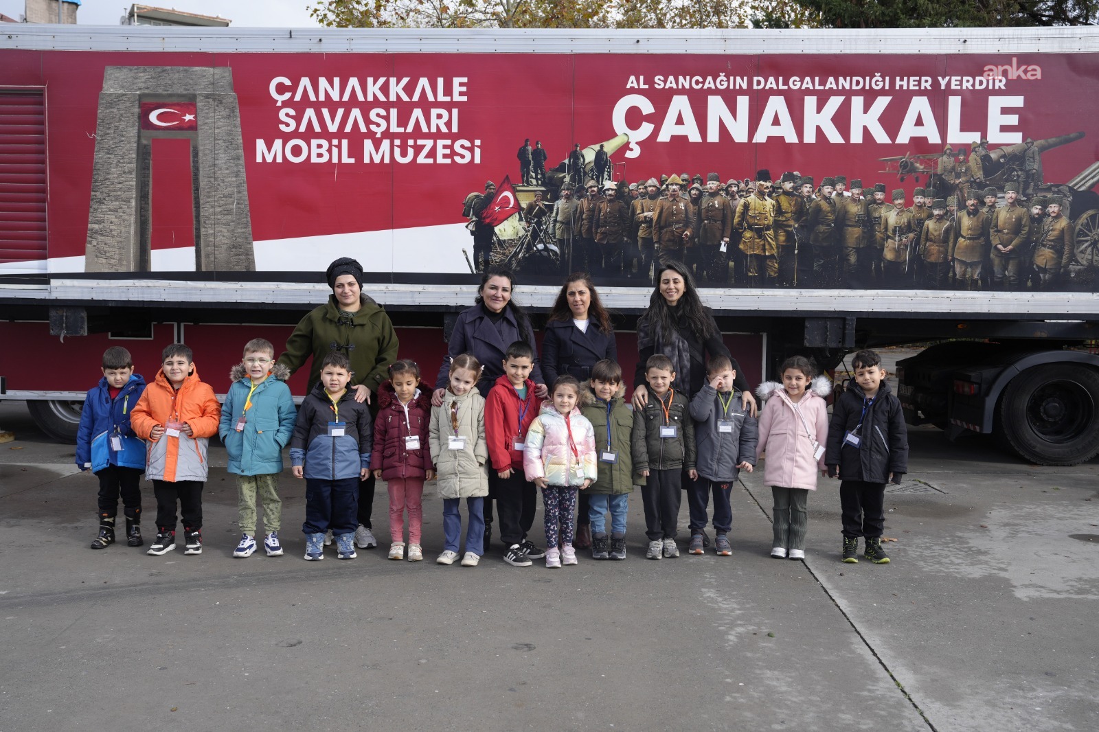 Kartallı kreş öğrencilerinden Çanakkale Savaşları Mobil Müzesi’ne ziyaret