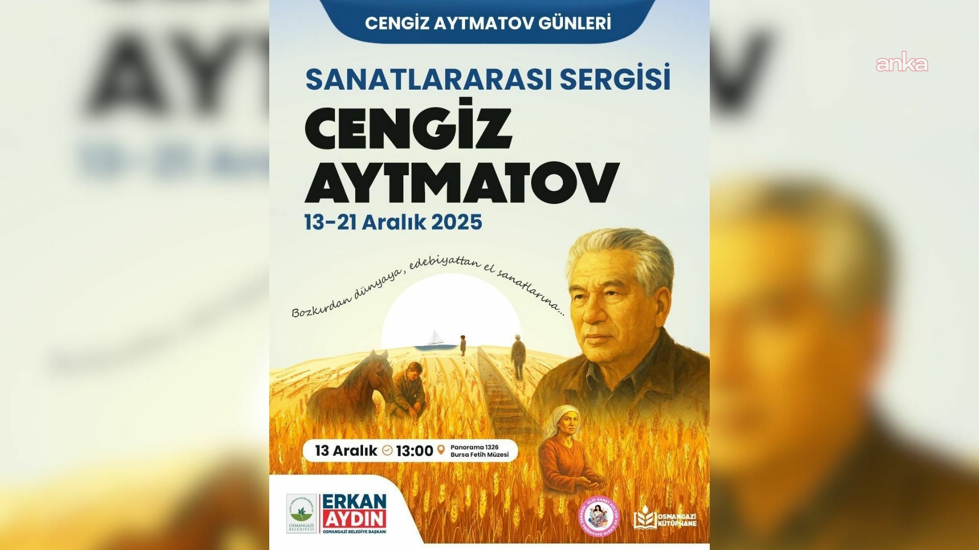 Osmangazi’de “Cengiz Aytmatov Günleri” başlıyor
