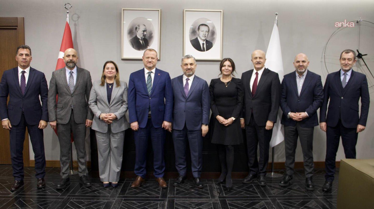 RTÜK üyelerinden eski Başkan Ebubekir Şahin'e ziyaret