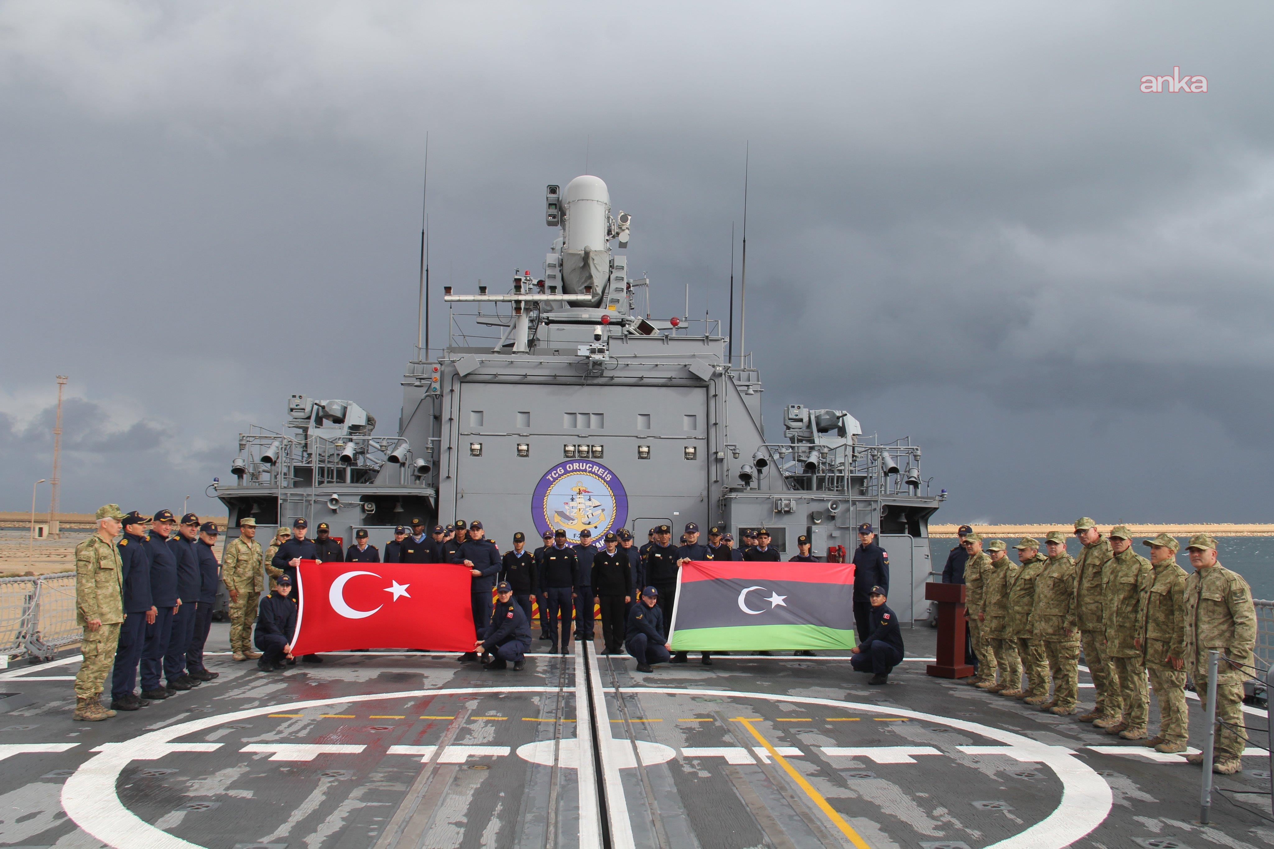 TCG Oruçreis fırkateyninde Libya Deniz Harp Okulu öğrencilerine eğitim verildi