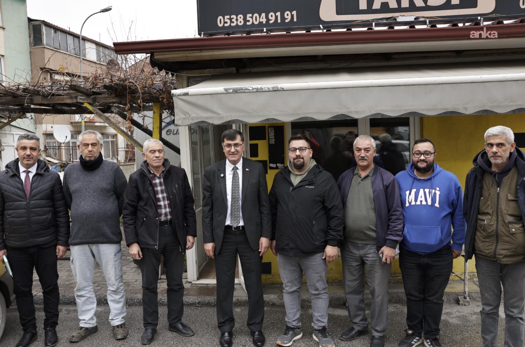 Kütahya Belediye Başkanı Kahveci, taksi esnafının taleplerini dinledi