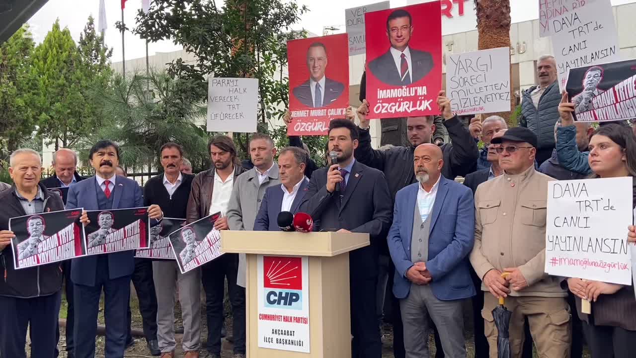 CHP Akçaabat İlçe Başkanı Emre Şahin Köroğlu: Davalar neden TRT'de yayınlanmıyor?