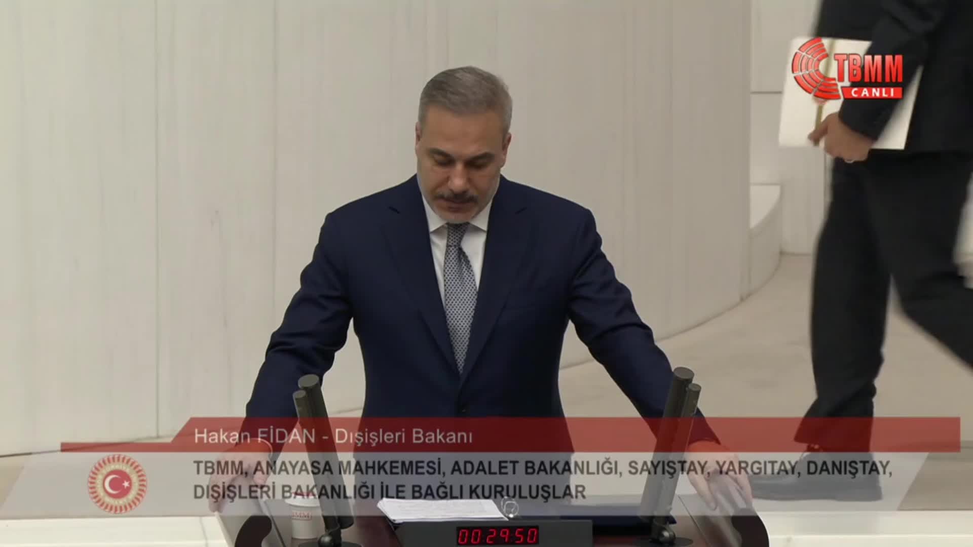 2026 bütçesi TBMM Genel Kurulu'nda... Dışişleri Bakanı Fidan: SDG ile başlatılan 10 Mart Mütabakatı'nın bir an önce hayata geçirilmesinin Suriye'nin istikrarına büyük katkı sağlayacağına inanıyoruz