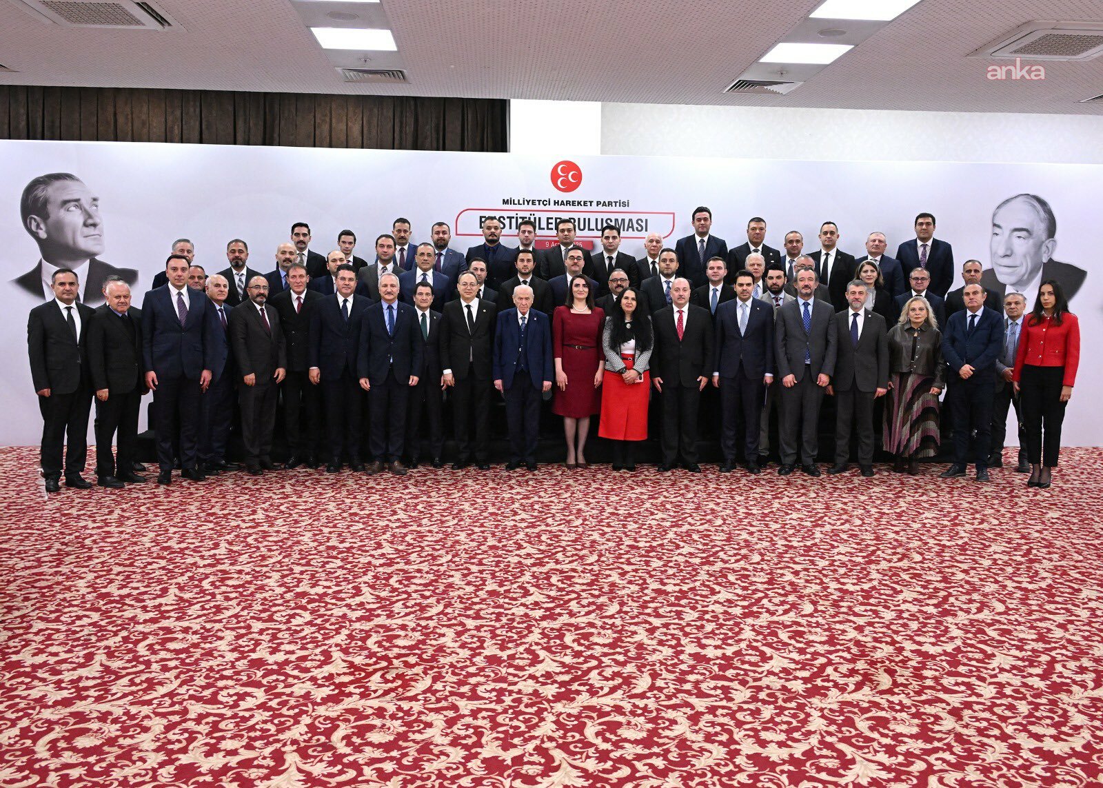Devlet Bahçeli, partisinin kurduğu 5 enstitünün temsilcileriyle Ankara'da toplantı düzenledi