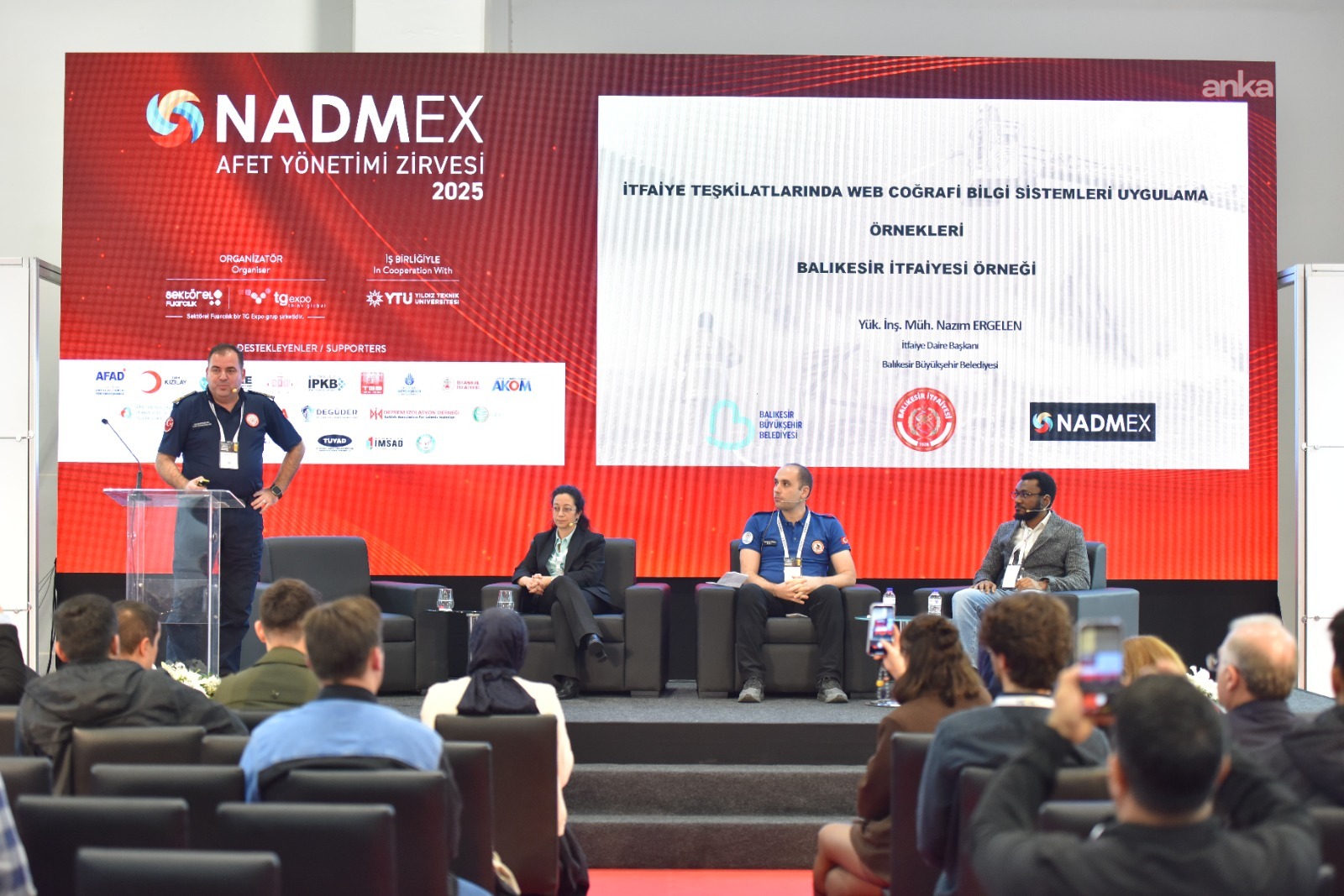 Balıkesir İtfaiyesi, NADMEX 2025’te kendi imkânlarıyla geliştirdiği Coğrafi Bilgi Sistemleri'ni anlattı