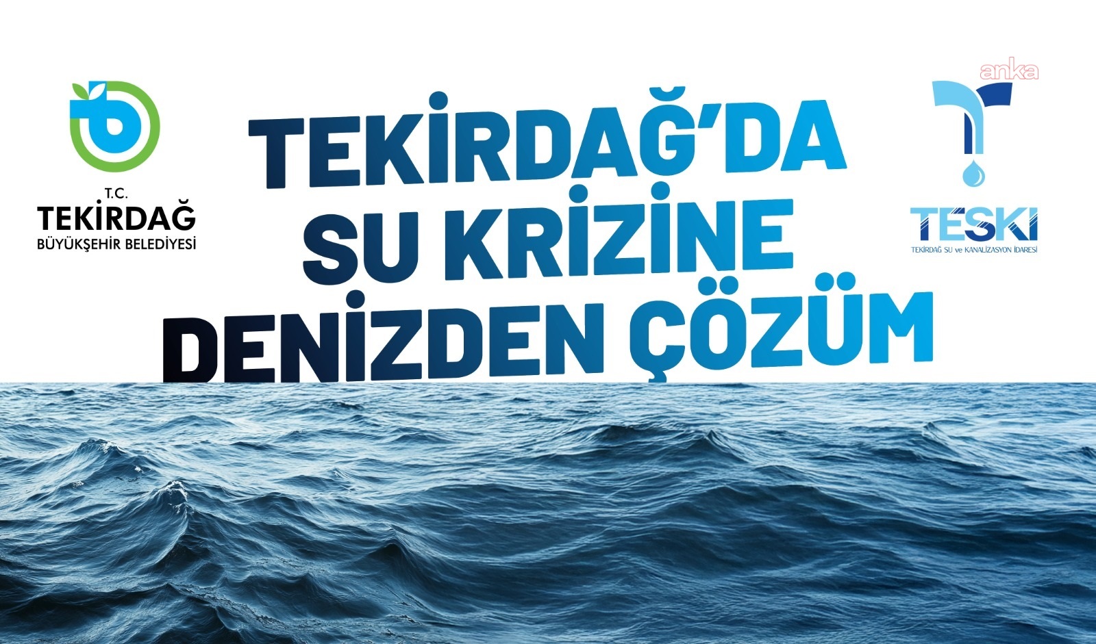 Tekirdağ Büyükşehir Belediyesi'nden su güvenliğini koruyacak 2 desalinasyon tesisi