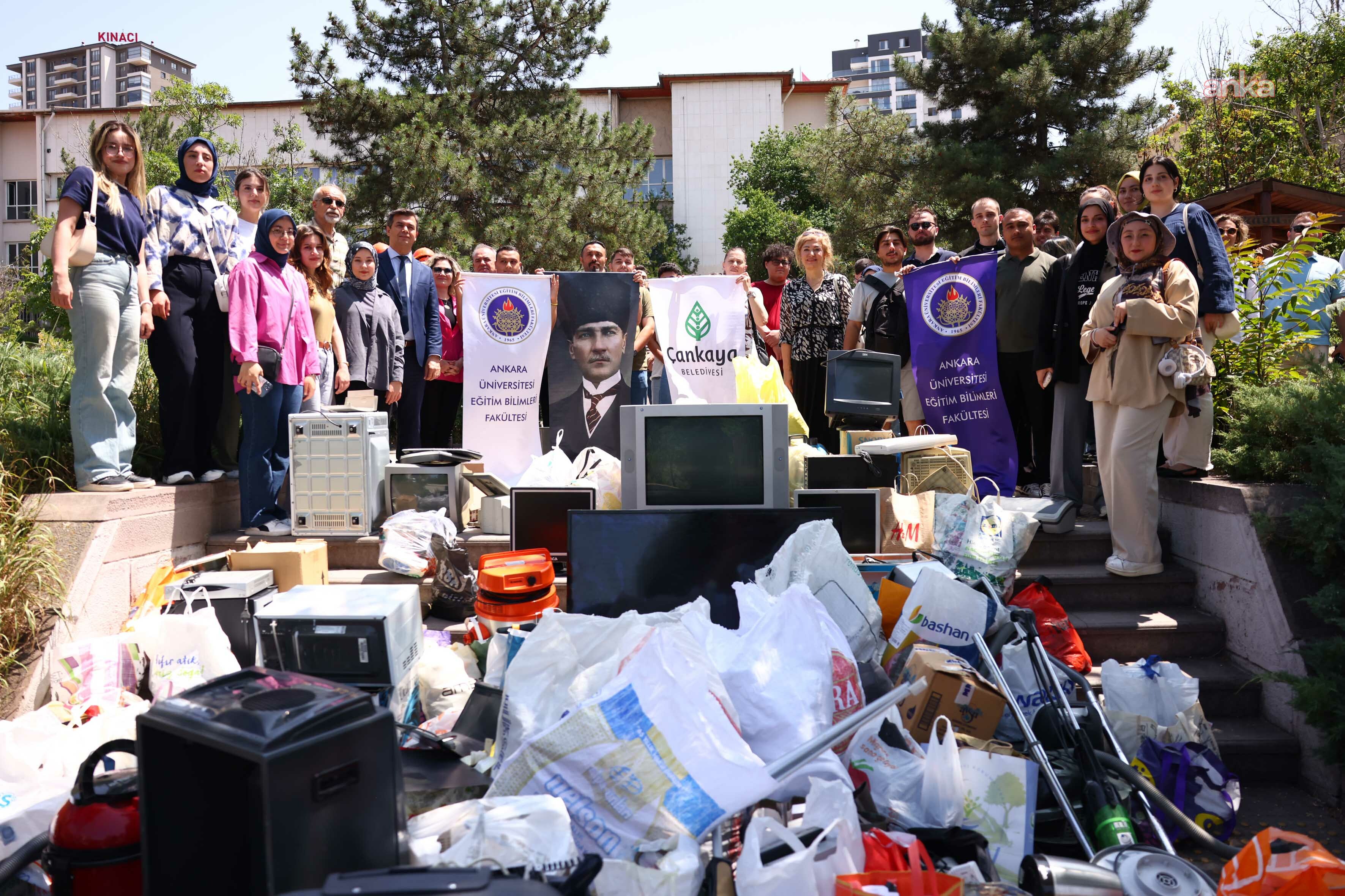 Çankaya Belediyesi, 30 bin ton elektronik atığı geri dönüşüme kazandırdı