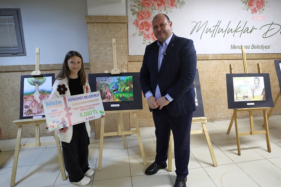 Menderes’te ‘toprak’ temalı yarışmada ödüller sahiplerini buldu