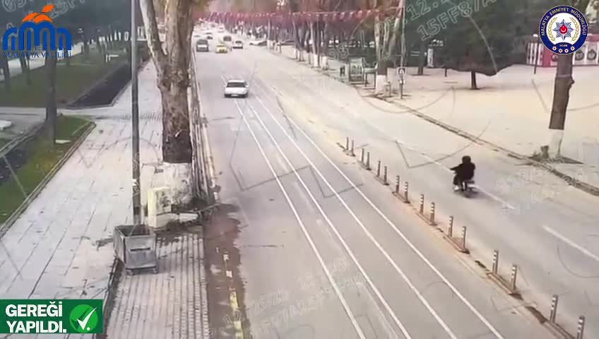 Malatya'da drift şovu hüsranla bitti: 46 bin TL ceza, 60 gün men