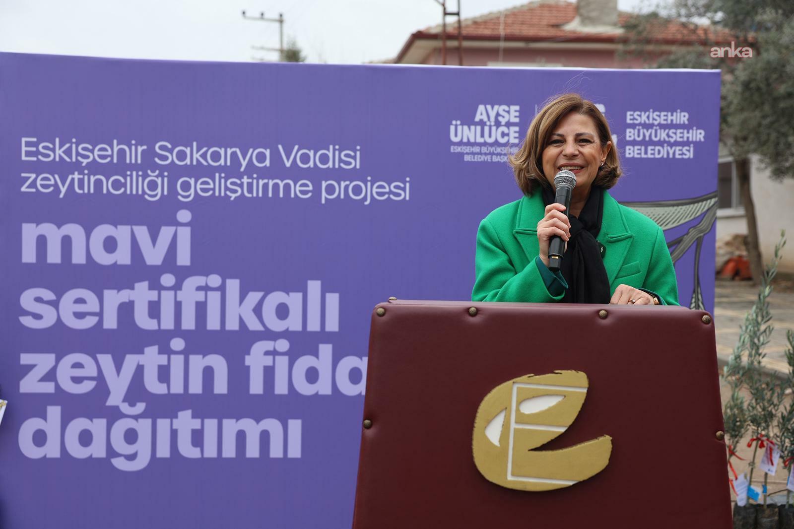 Eskişehir'de 180 üreticiye 9 bin 80 adet mavi sertifikalı zeytin fidanı dağıtıldı