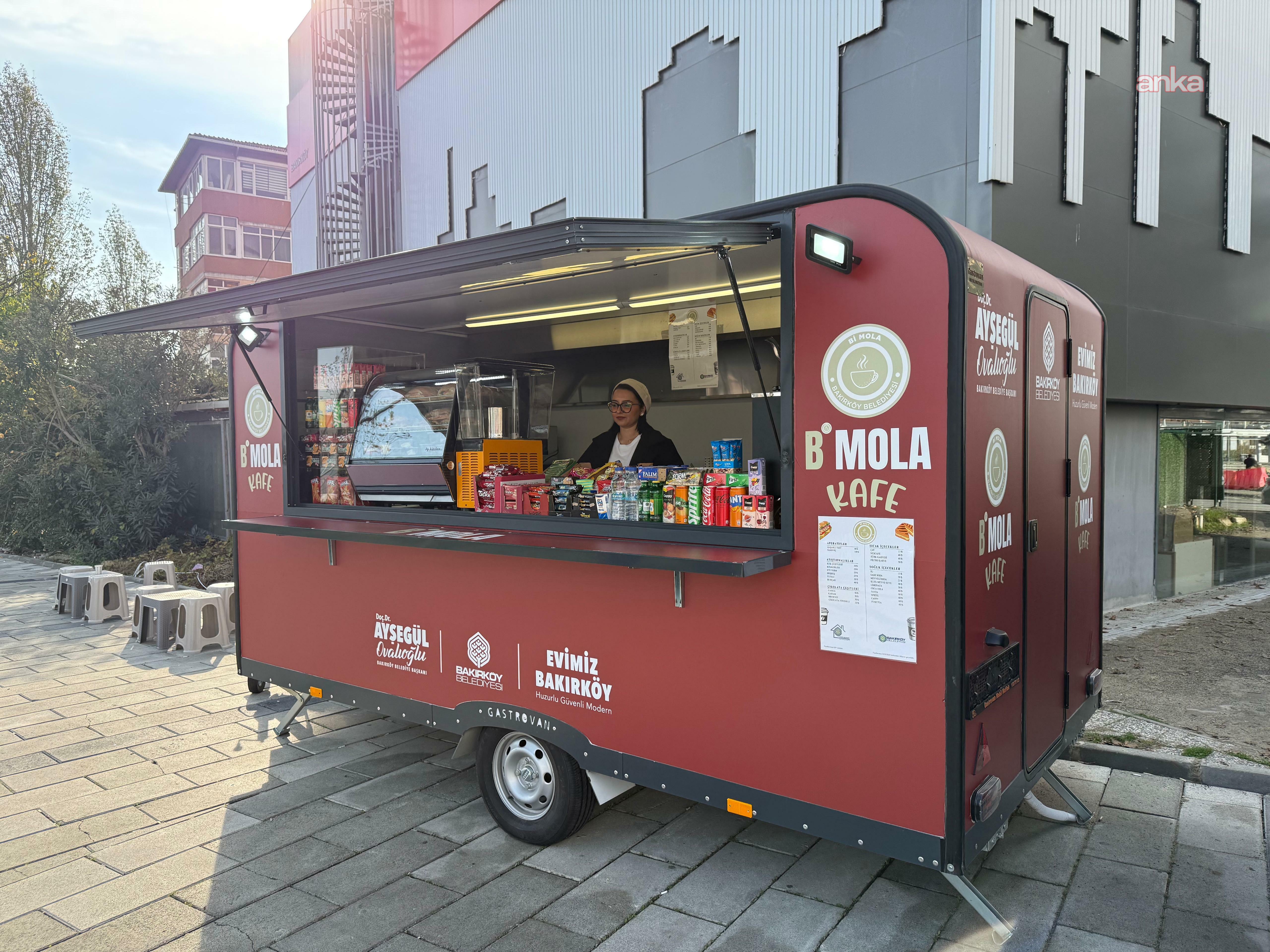 Bakırköy’de uygun fiyatlı yeni durak: B’Mola Karavan Kafe hizmete açıldı